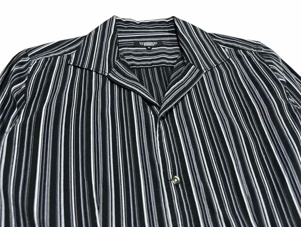Tornado Mart 🔥Sick Y2K Tornado Mart Striped Shirt Size US M / EU 48-50 / 2 - 3 Thumbnail