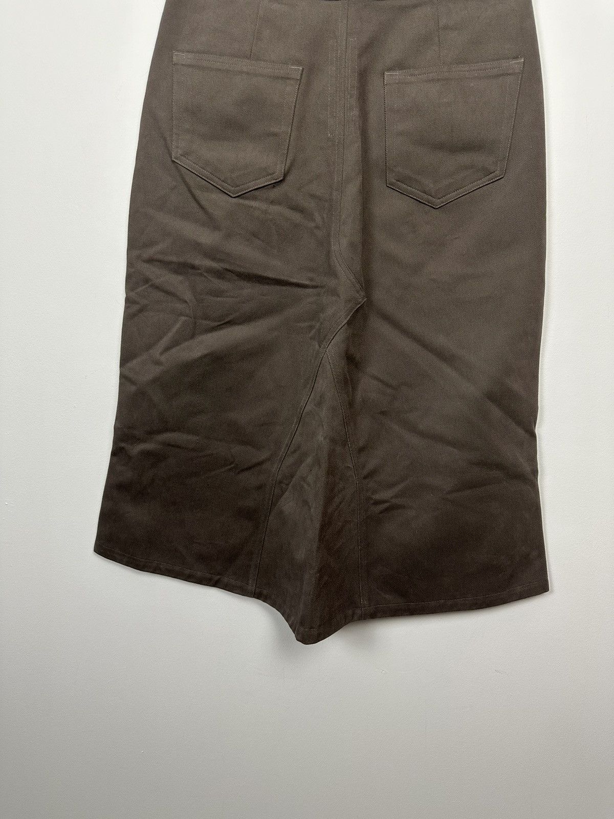 Rick Owens FW22 ‘STROBE’ Cotton Flannel Godet Skirt Size US 34 / EU 50 - 6 Thumbnail