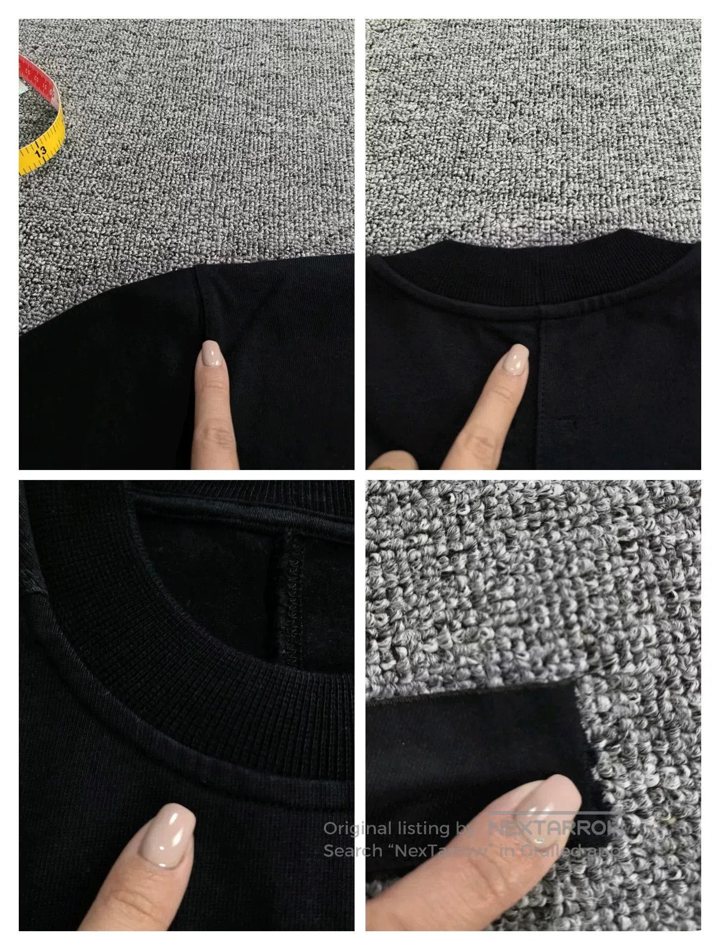 Other Rick Owens drkshdw Irregular Short Sweatshirt. Size XS / US 0-2 / IT 36-38 - 9 Thumbnail