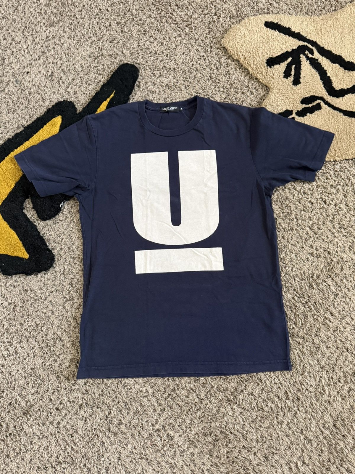 Undercover UnderCover Mens Navy Blue T-Shirt Size US M / EU 48-50 / 2 - 1 Thumbnail