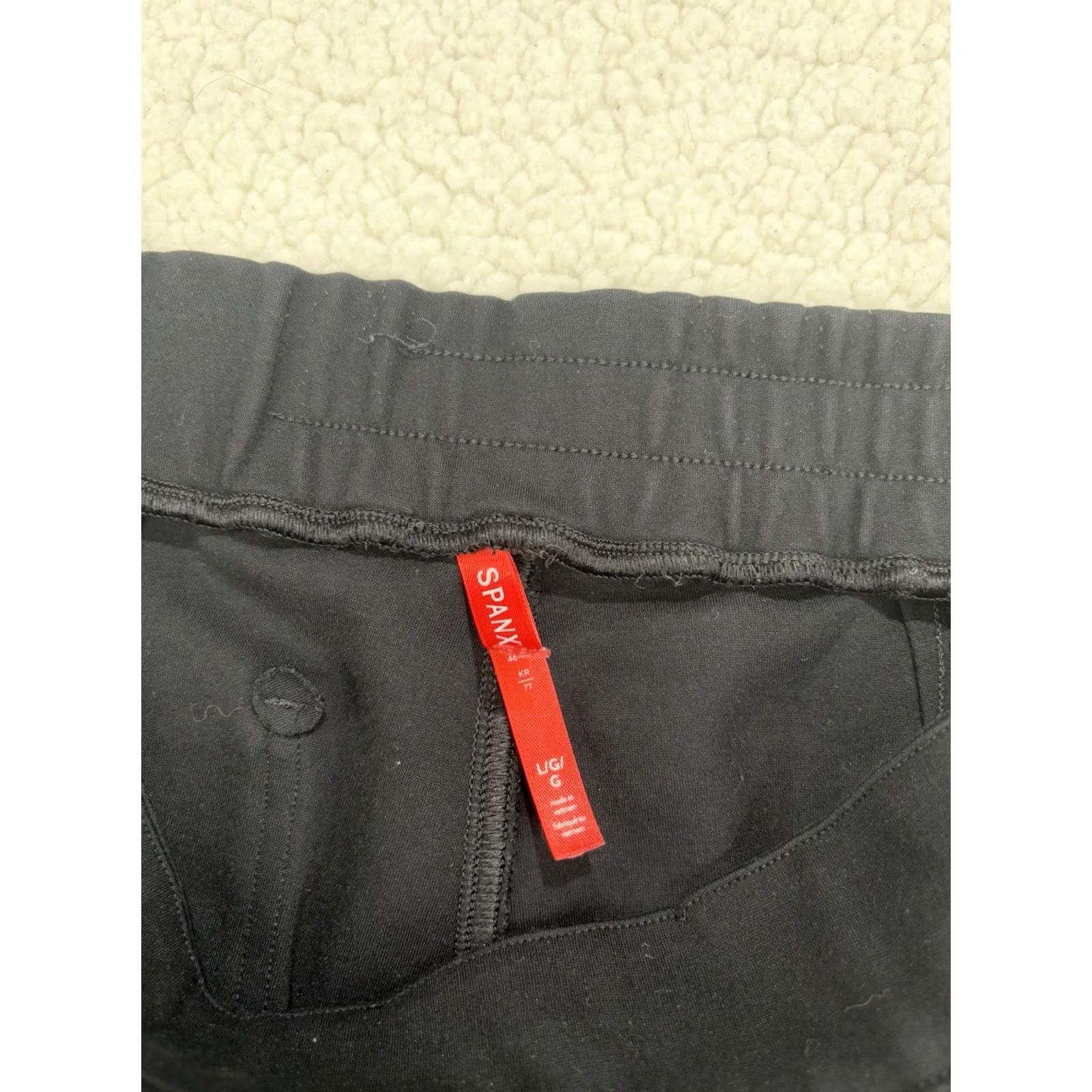 Spanx Spanx The Perfect Pant Ankle Jogger Pants Black Size Large Pull On Tapered Size 36" / US 14 / IT 50 - 4 Thumbnail