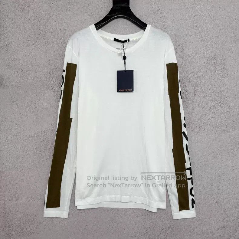 Louis Vuitton Louis Vuitton Graffiti slogan long sleeve Size US XL / EU 56 / 4 - 1 Thumbnail