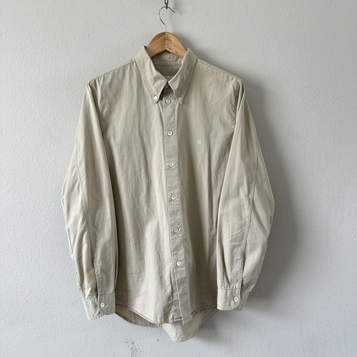 Vintage 1997 HELMUT LANG Archive Button Down Shirt / Made in 