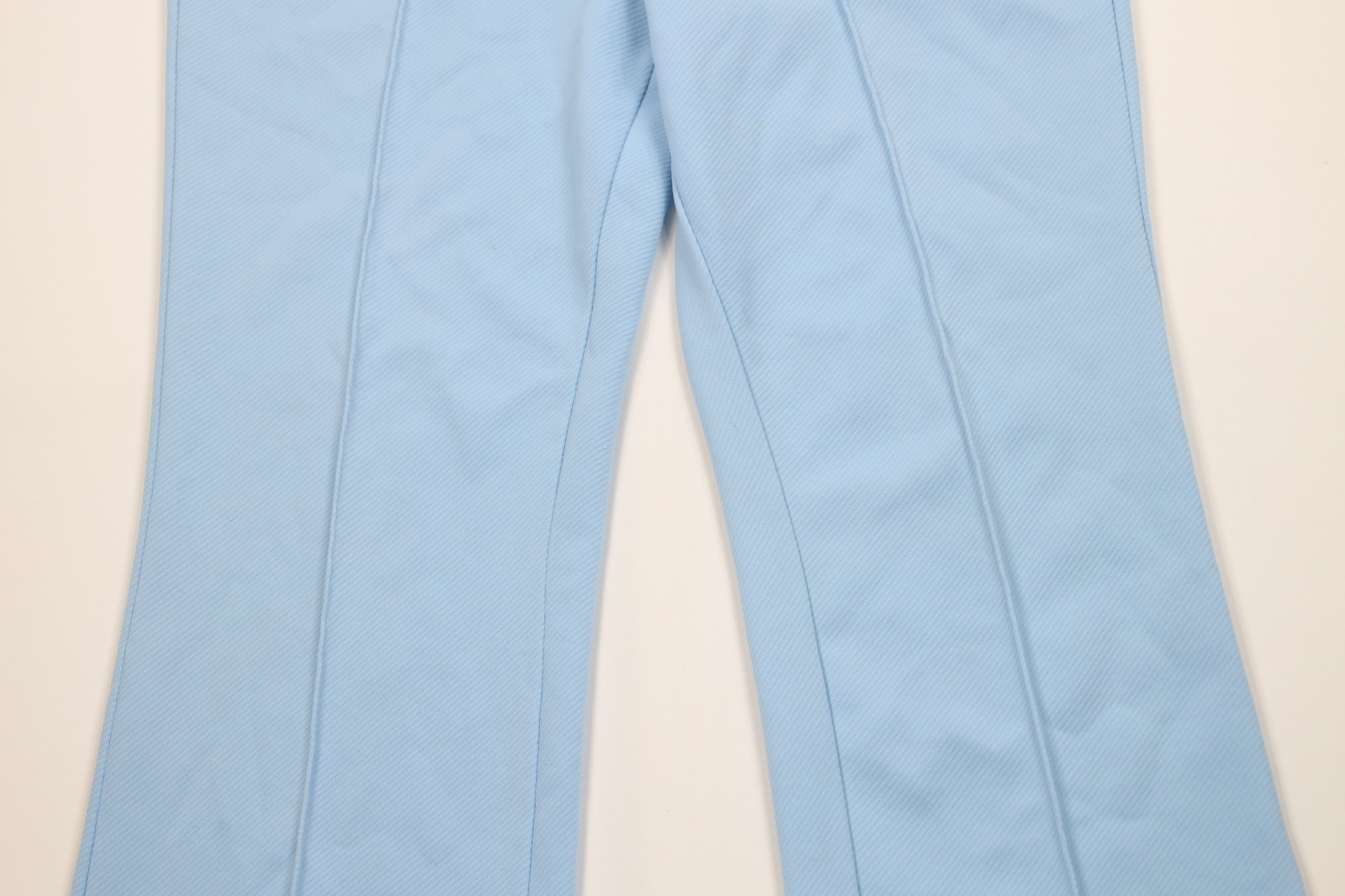 Vintage Vintage 70s Streetwear Bell Bottoms Pants Carolina Blue USA Size 36" / US 14 / IT 50 - 3 Thumbnail