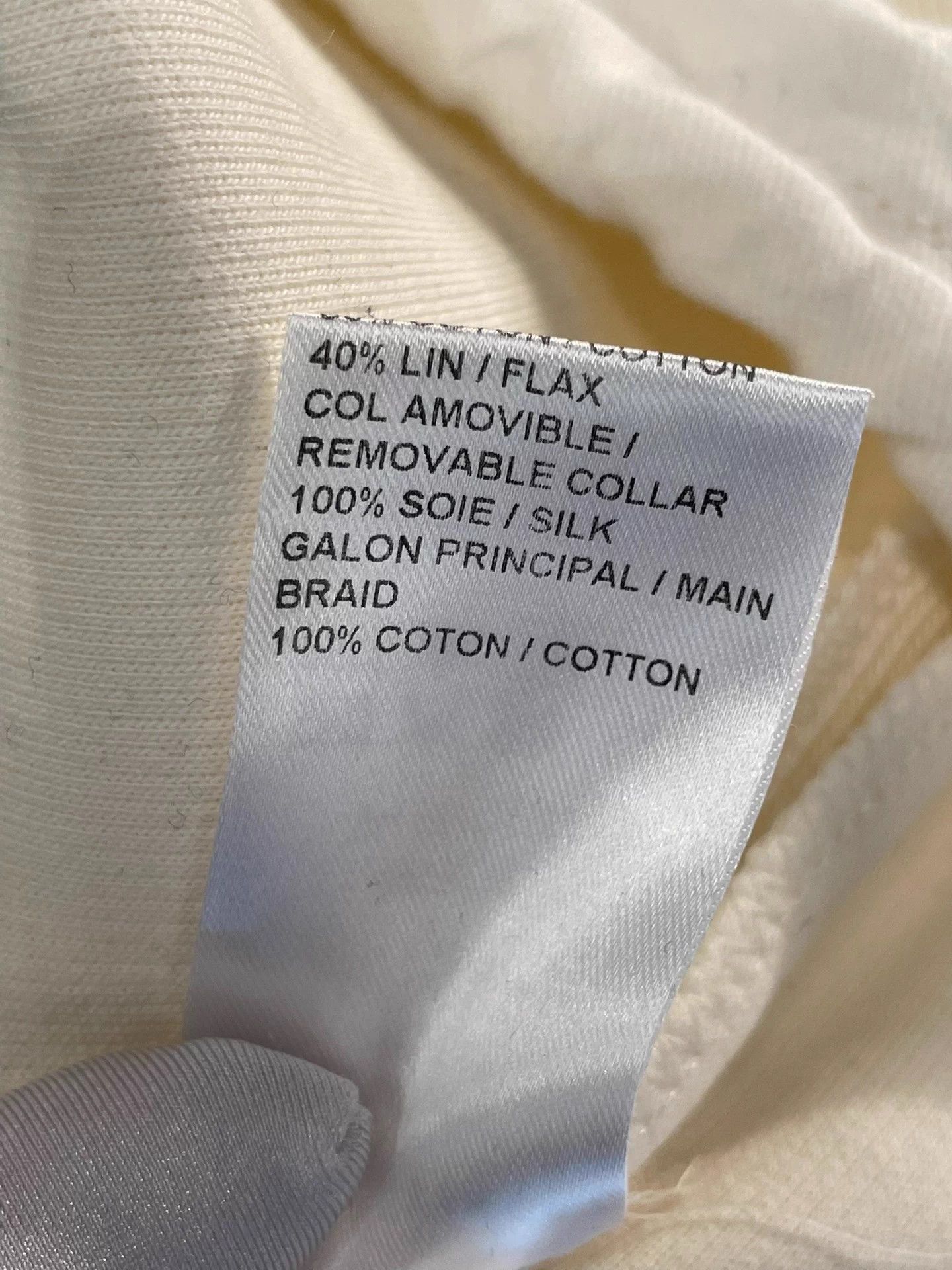 Other Authentic Chloe white cotton navy collar sweatshirt size 34 Size XS / US 0-2 / IT 36-38 - 3 Thumbnail