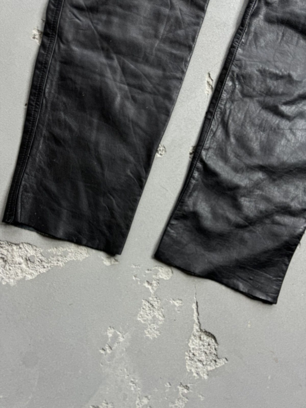 Genuine Leather × Leather × Vintage Genuine Leather pants casual vintage Size US 32 / EU 48 - 6 Thumbnail