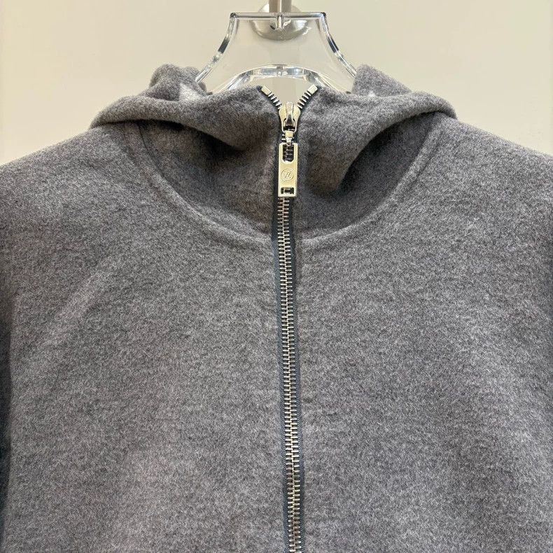 Louis Vuitton Louis Vuitton 21fw Half Zip Full Logo Patchwork Hooded She Size XS / US 0-2 / IT 36-38 - 3 Thumbnail