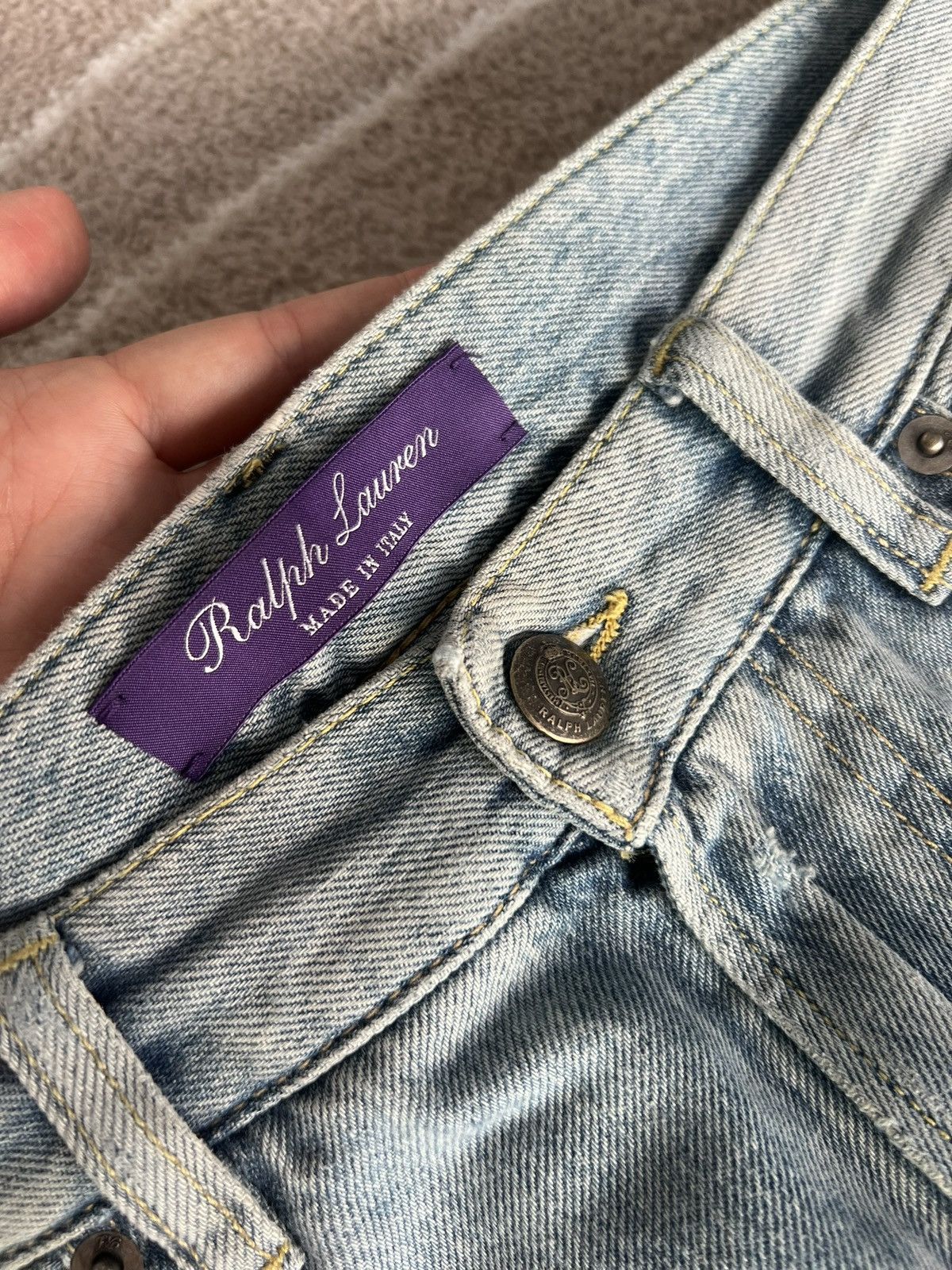 Ralph Lauren Purple Label Ralph Lauren Purple Label Size 32/34 Blue Jeans Size US 32 / EU 48 - 10 Thumbnail