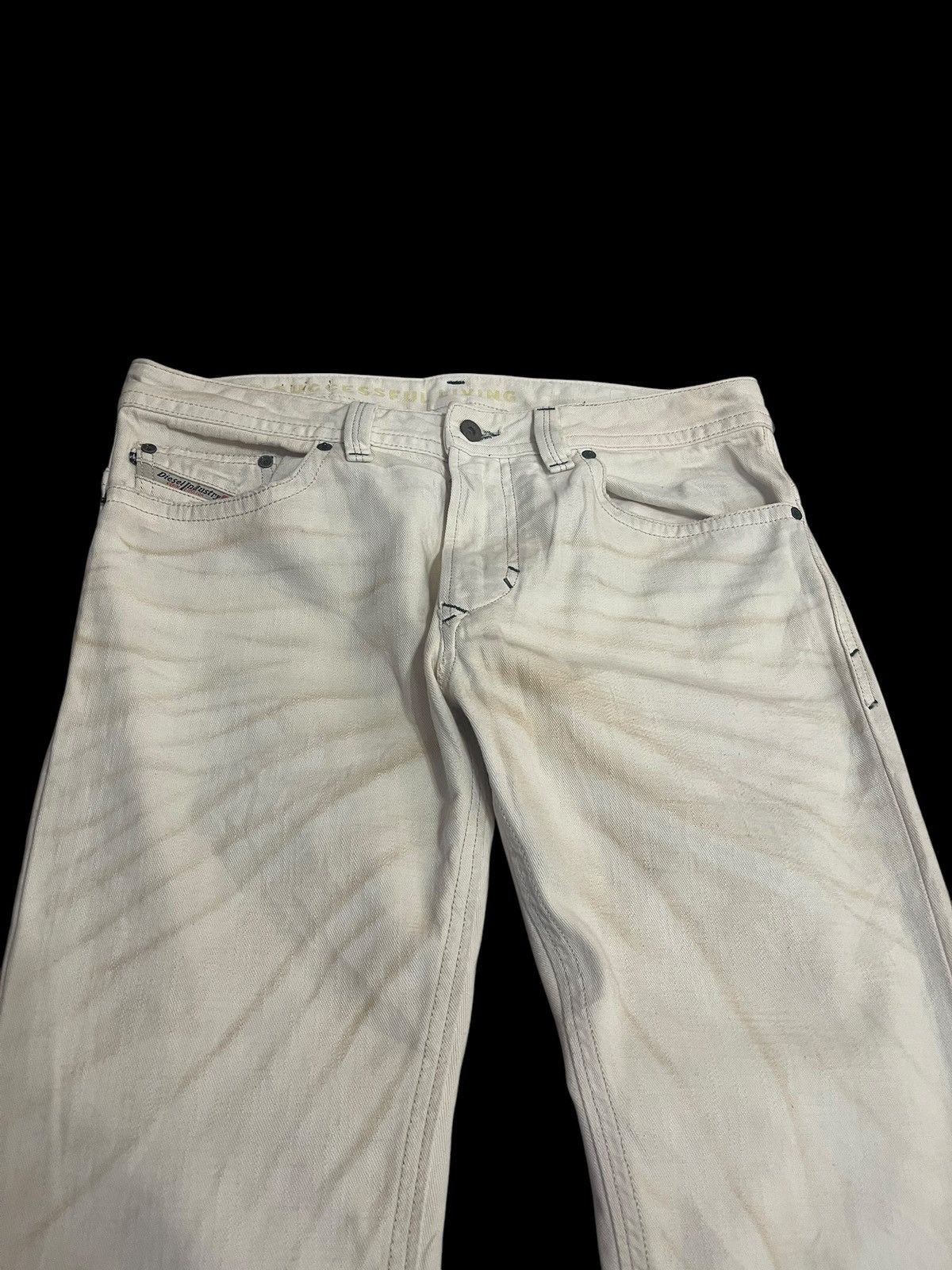 Designer × Diesel Diesel Thavar Slim Skinny Jeans size 34 x 31 inches Size US 34 / EU 50 - 4 Thumbnail