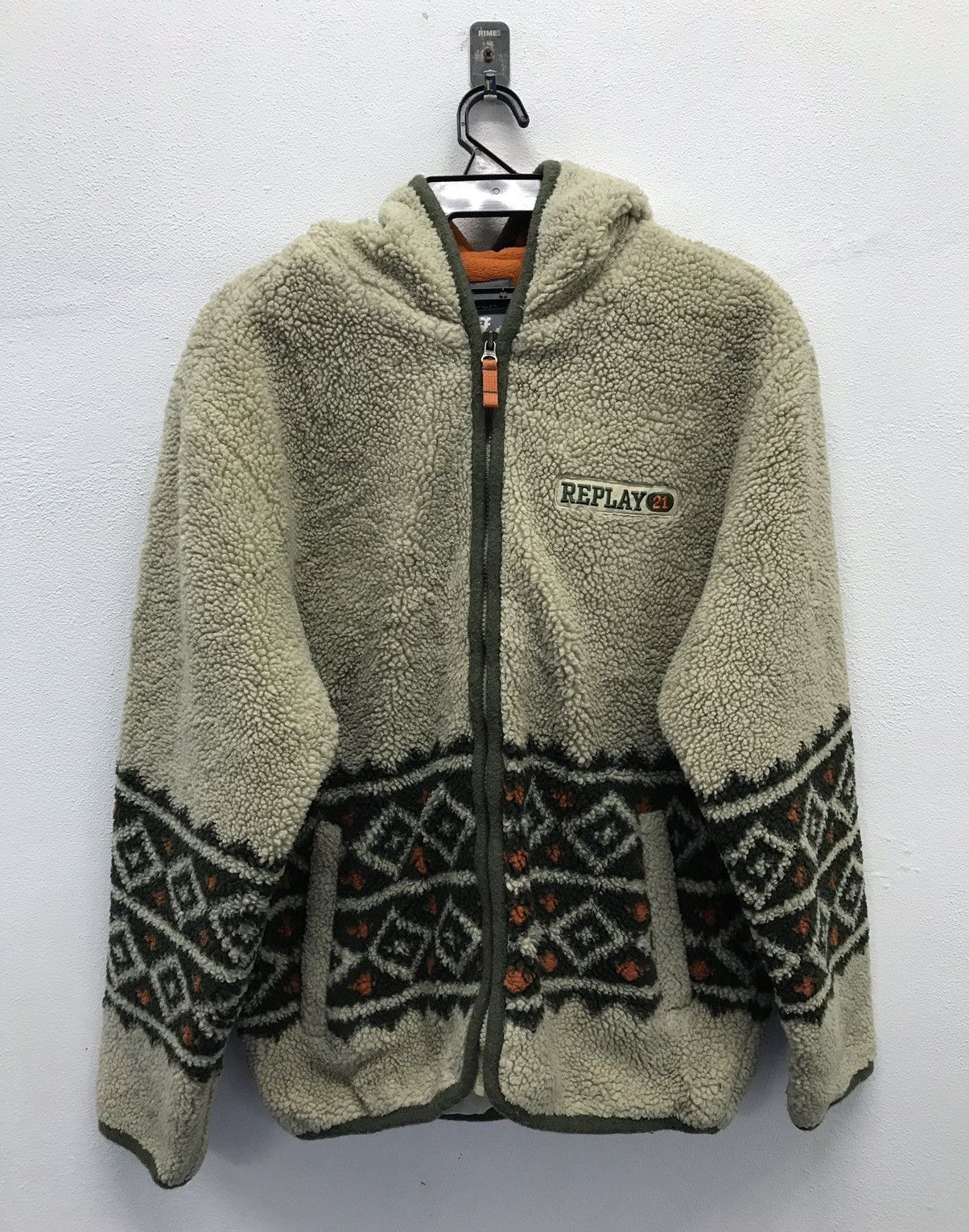 Replay × Vintage Vintage Sport Replay 21 Jacket Hoodie Size US L / EU 52-54 / 3 - 1 Thumbnail