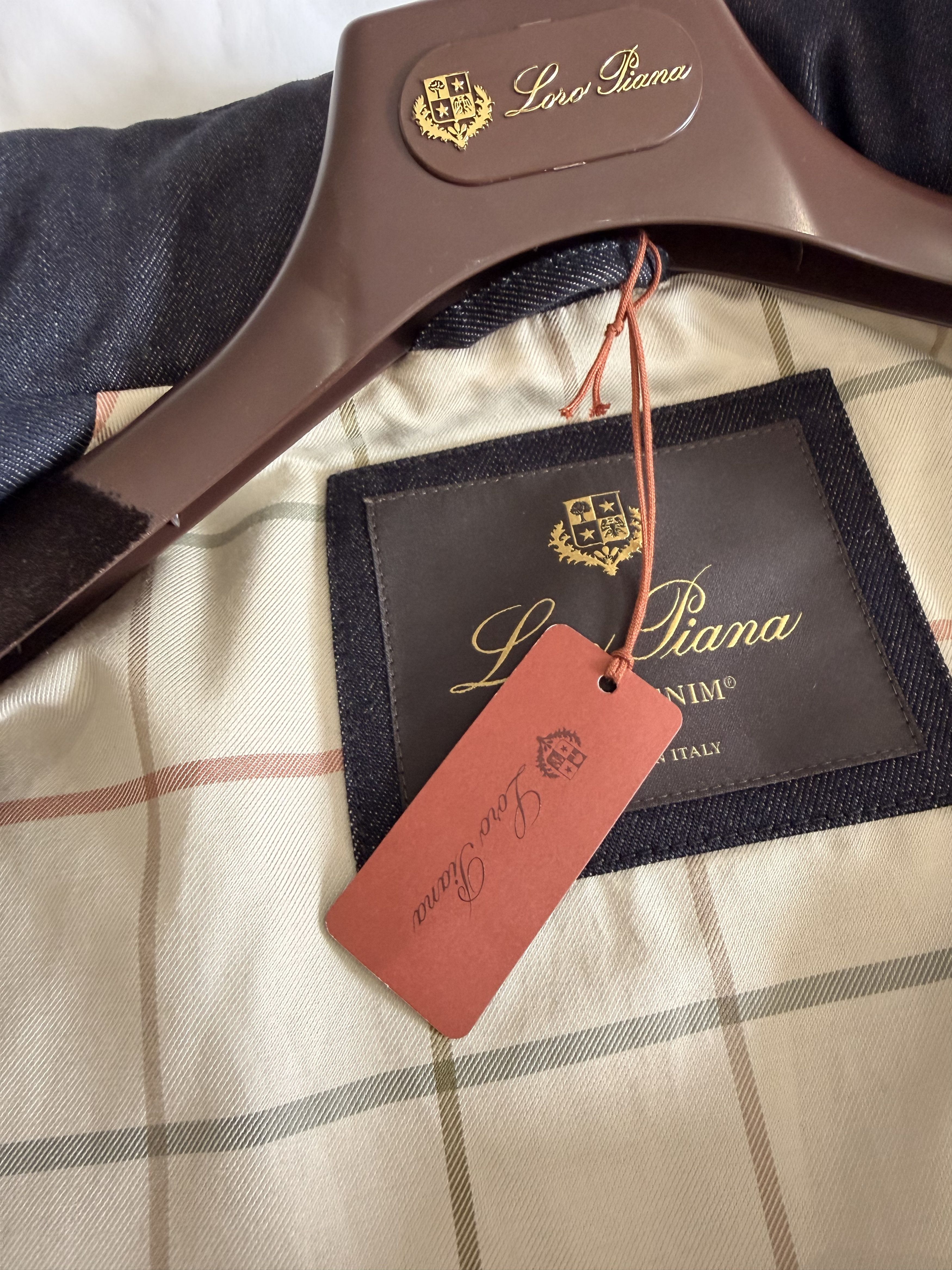 Loro Piana Traveller Field Jacket — CashDenim® "Shadow Blue Reactive" Size US L / EU 52-54 / 3 - 6 Thumbnail