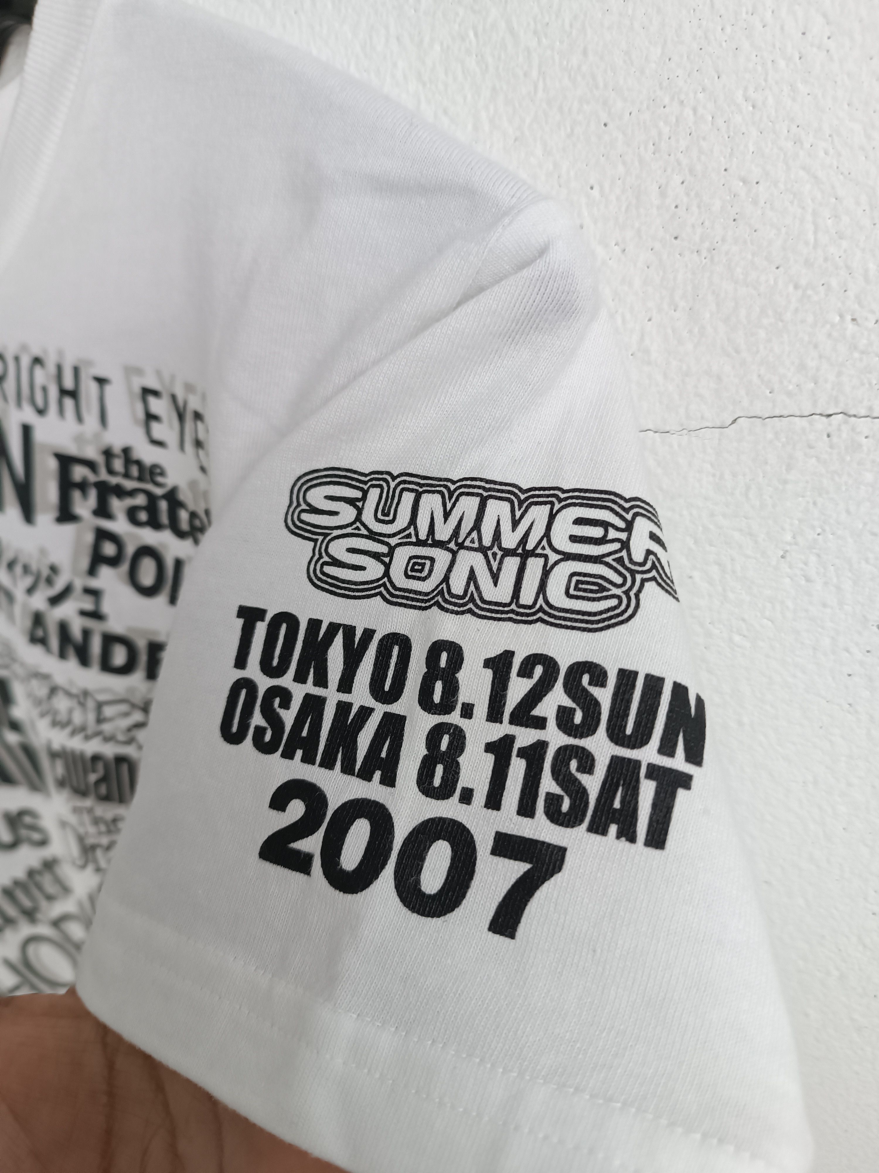 Band Tees VINTAGE 2007 SUMMERSONIC FEST arctic bloc offspring cyndi Size US XS / EU 42 / 0 - 12 Thumbnail