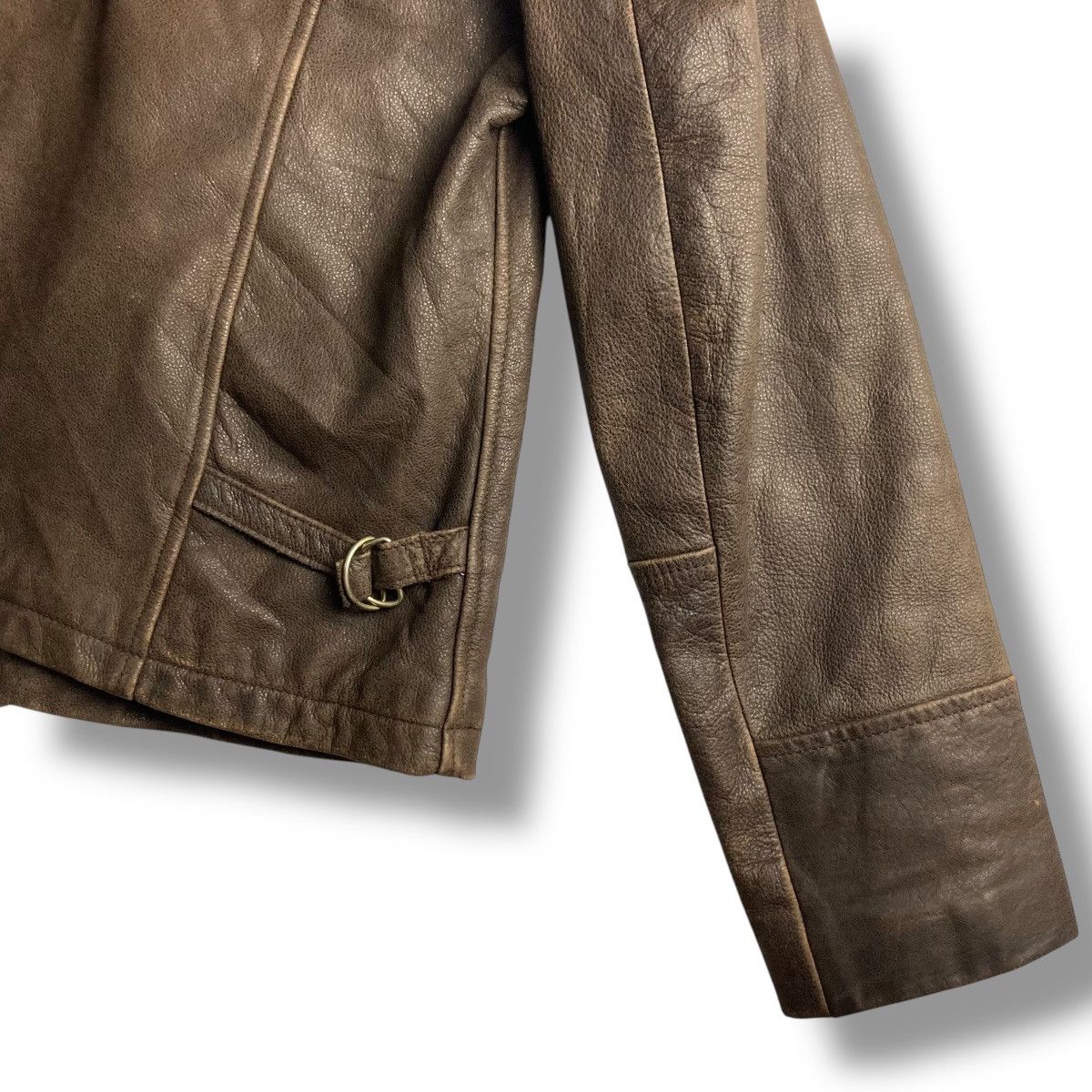 Hysteric Glamour 🇯🇵 NAKEQ QUEEN BUCKLE WAIST COWHIDE GENUINE LEATHER JACKET Size M / US 6-8 / IT 42-44 - 13 Thumbnail