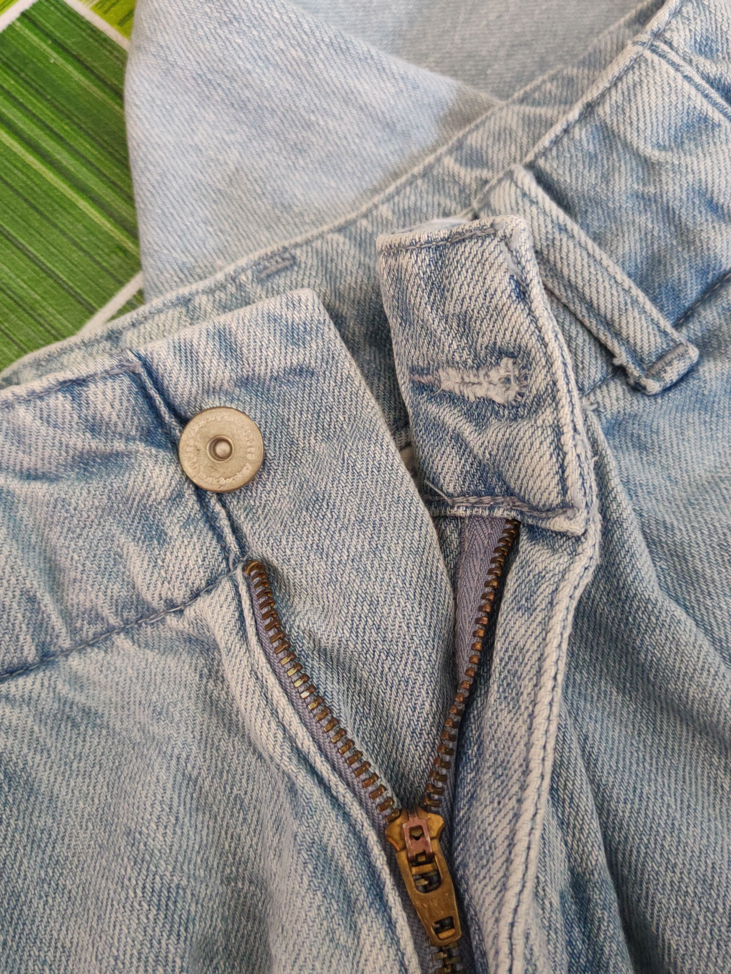 Japanese Brand Earth Music&Ecology Blue Distressed Ripped Jeans#S2146 Size 26" / US 2 / IT 38 - 12 Thumbnail