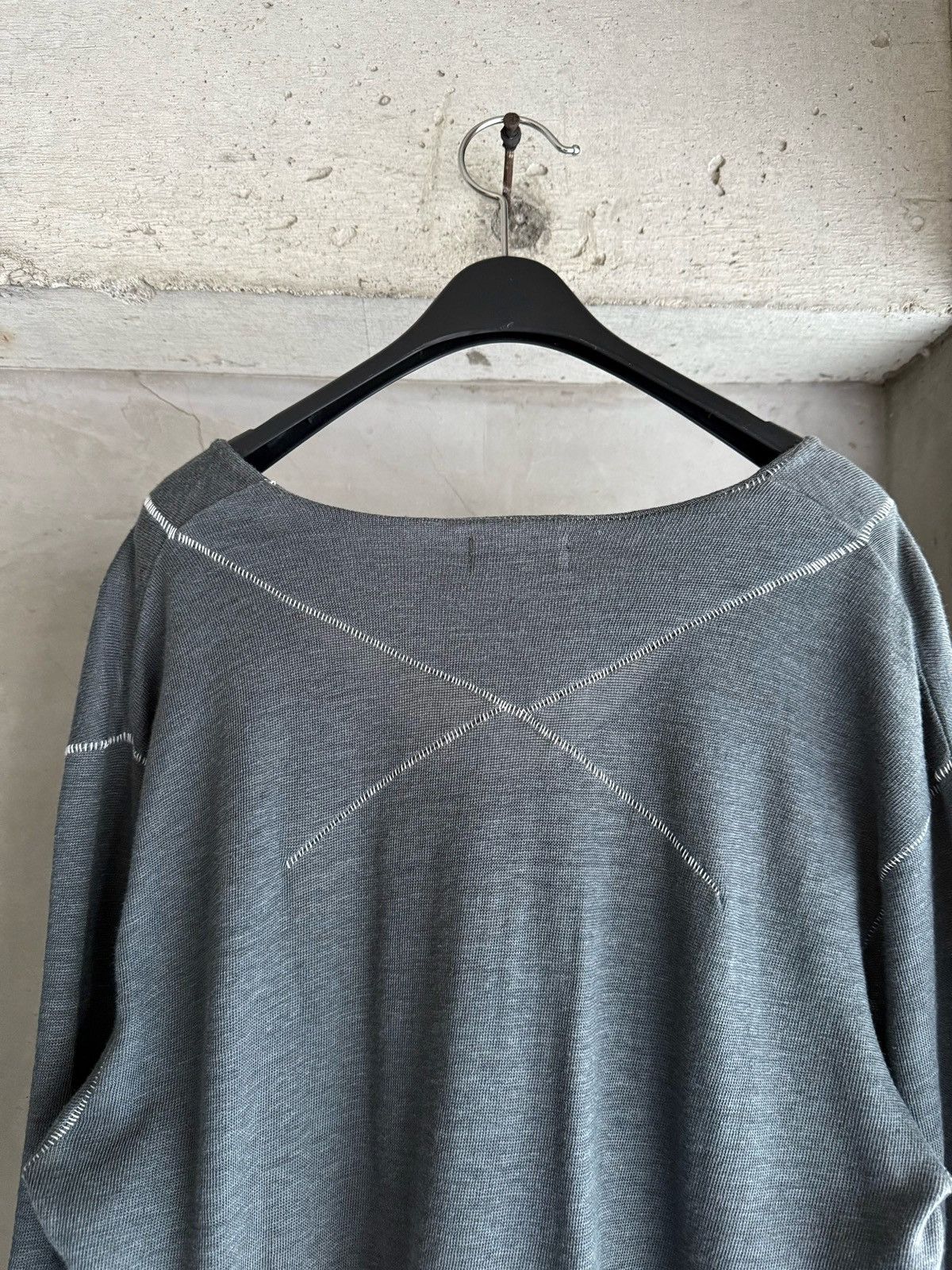 Final Home 2000s FINAL HOME Oversized Cross-Stitch Knit Sweater Size US M / EU 48-50 / 2 - 6 Thumbnail