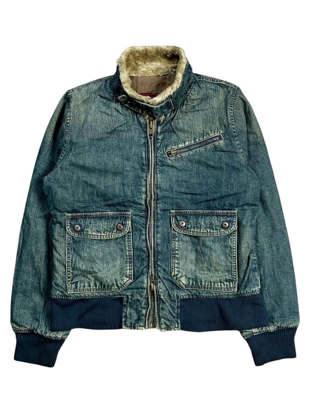 45rpm 2000s Johnbull - Apocalypse Style Mud Wash Denim Jacket Size US M / EU 48-50 / 2 - 3 Thumbnail