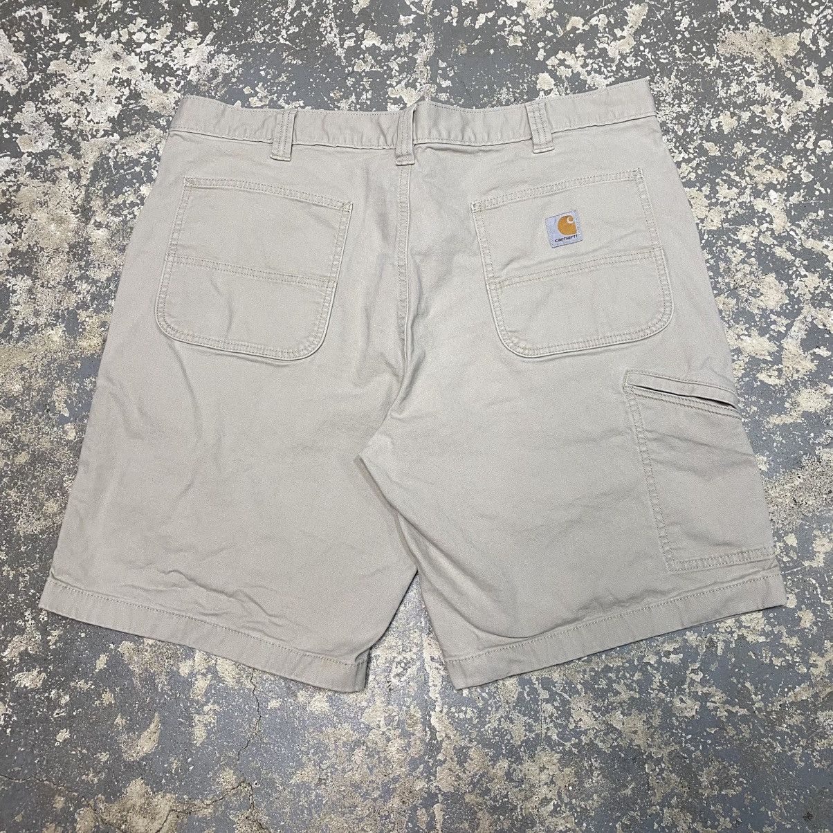 Other Vintage Carhartt Tan Rugged Flex Carpenter Workwear Shorts Size US 40 / EU 56 - 1 Thumbnail