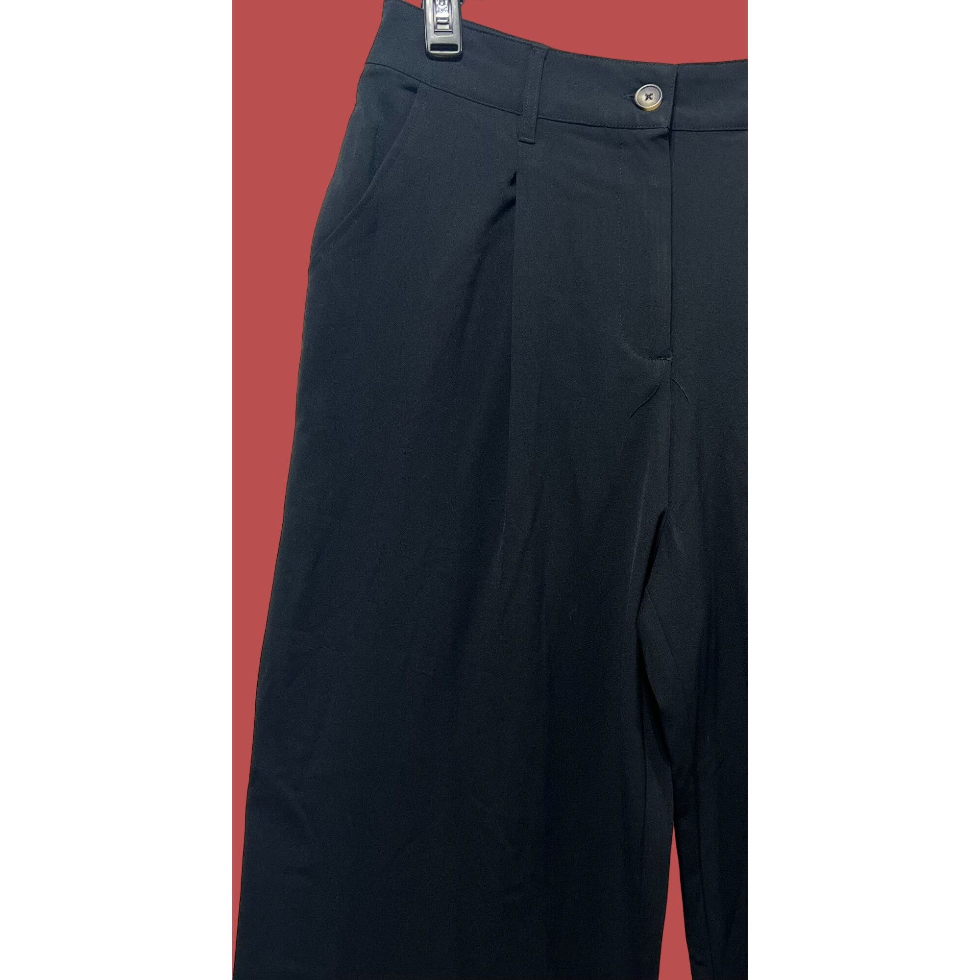 Other Wild Fable - Women's Wide Leg Trouser Pants - Black - 12 Size 34" / US 12 / IT 48 - 14 Thumbnail