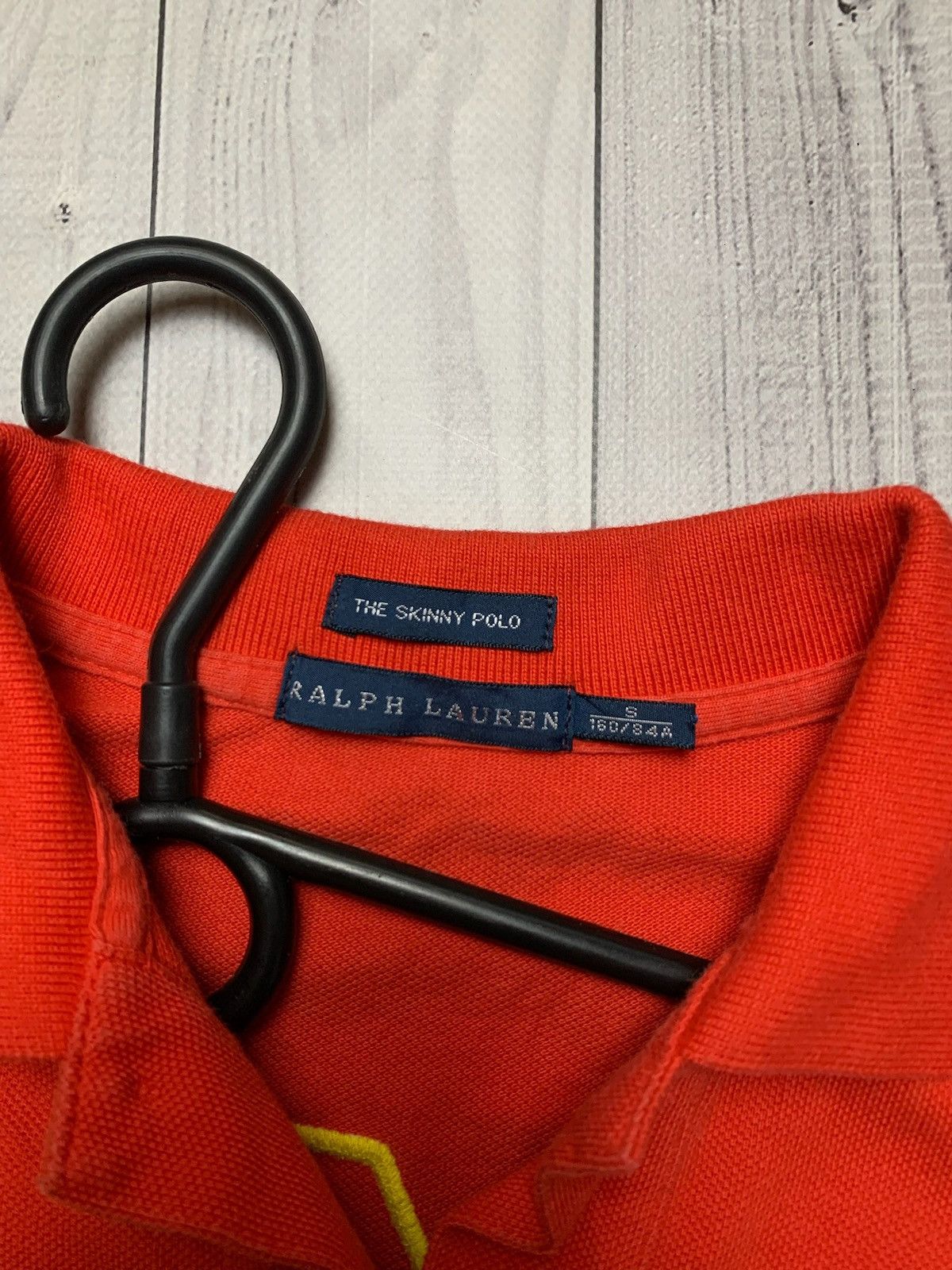 Polo Ralph Lauren × Vintage Vintage Polo Ralph Lauren size S big logo orange women’s Size S / US 4 / IT 40 - 4 Thumbnail
