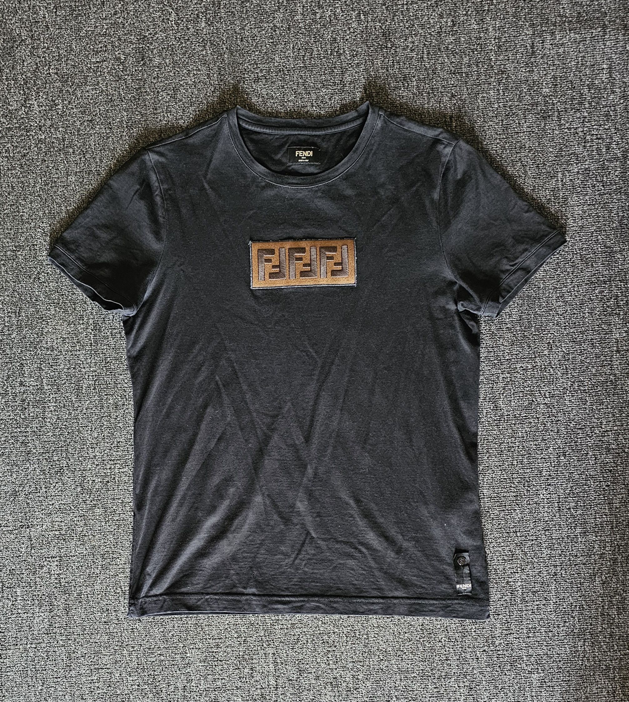 Fendi Fendi Unisex FF T-Shirt Size XS Size XS / US 0-2 / IT 36-38 - 1 Thumbnail