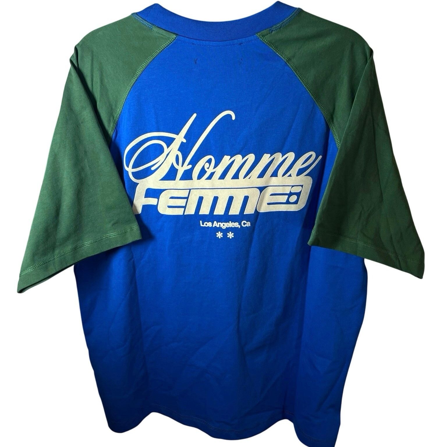 Homme + Femme La •NWT• Homme + Femme LA • Men’s L Westwood Ragland Tee 💙💚 Size US L / EU 52-54 / 3 - 1 Thumbnail