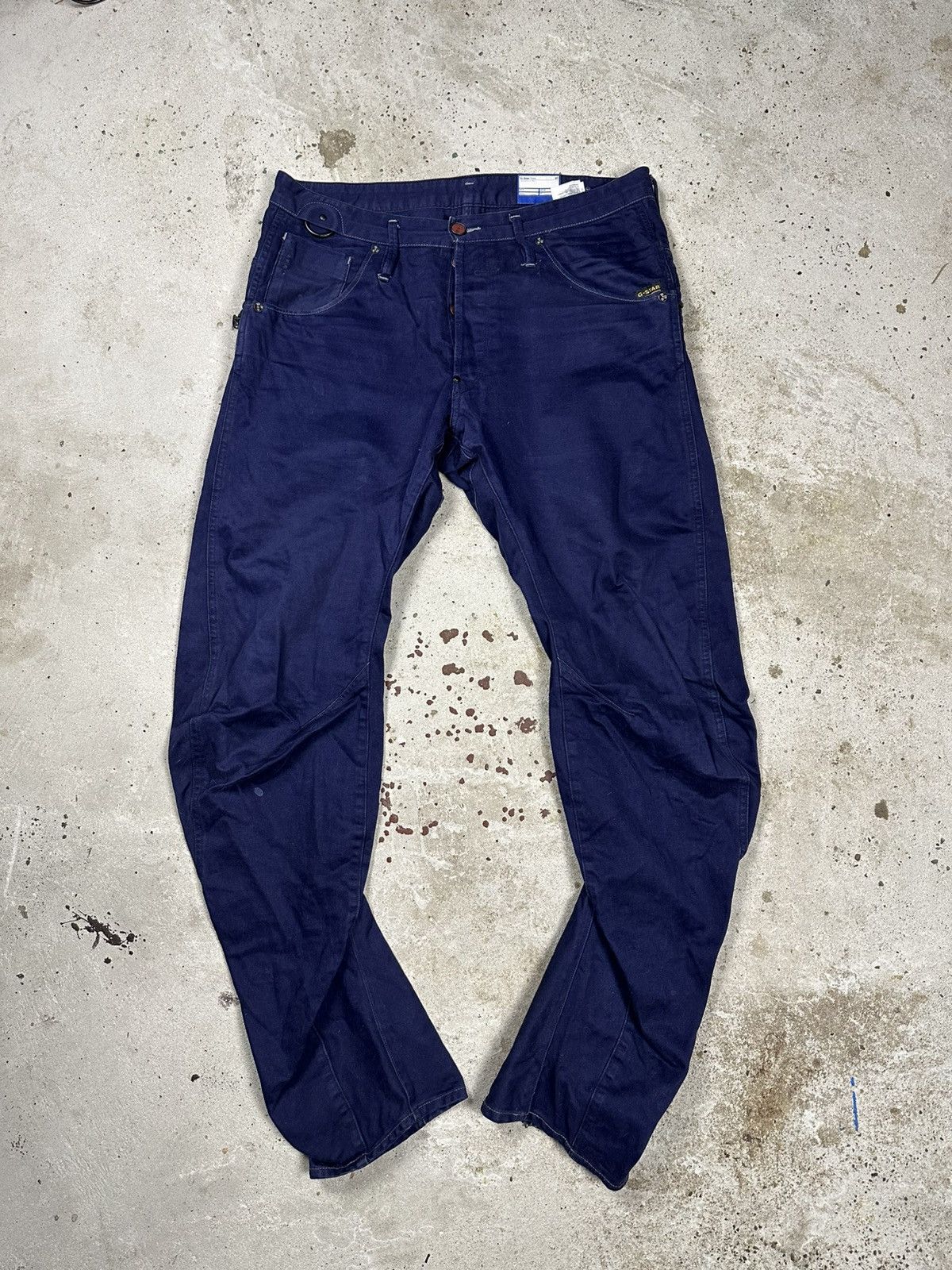 G-Star Vintage Y2K G Star Raw New Riley 3D Loose Tapered Coj Pants Size US 34 / EU 50 - 1 Thumbnail