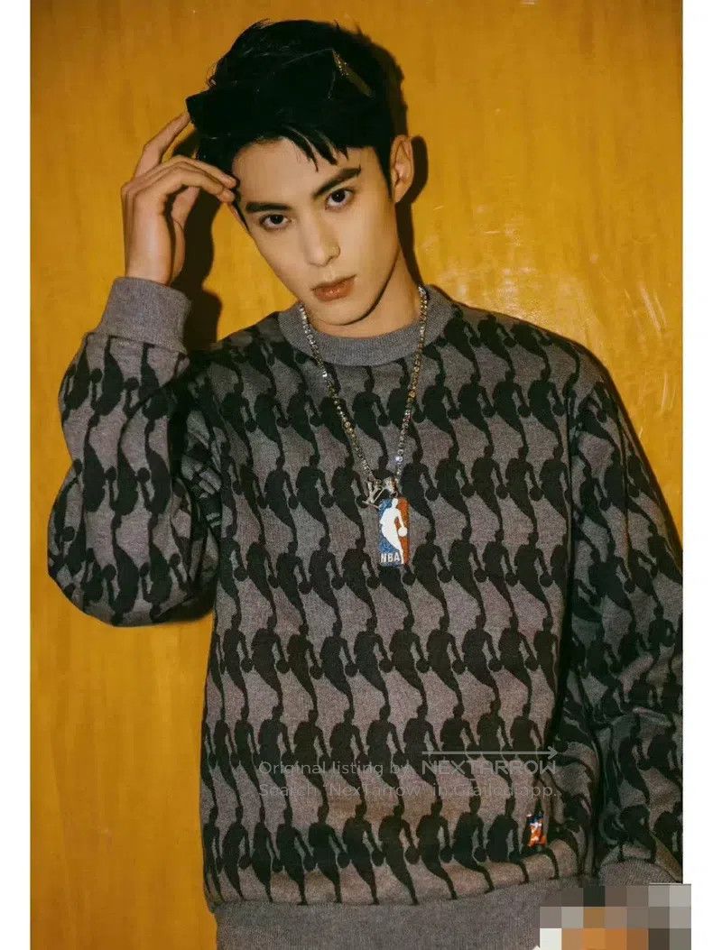 Louis Vuitton Louis Vuitton NBA Co-branded Full Print Sweatshirt Size US L / EU 52-54 / 3 - 2 Thumbnail