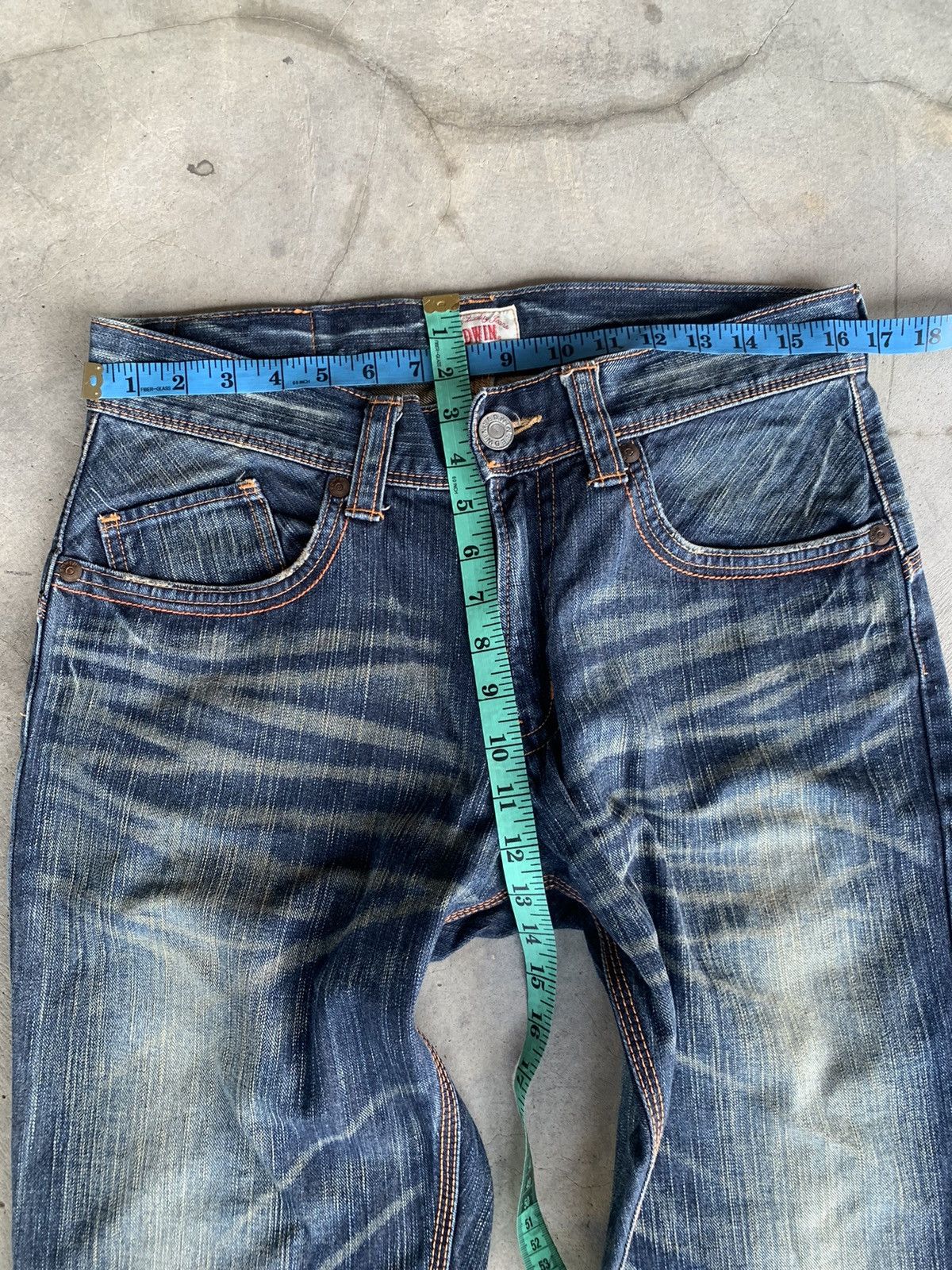 Edwin FLARE EDWIN XV BUCKLE BACK DENIM. Size US 33 - 6 Thumbnail