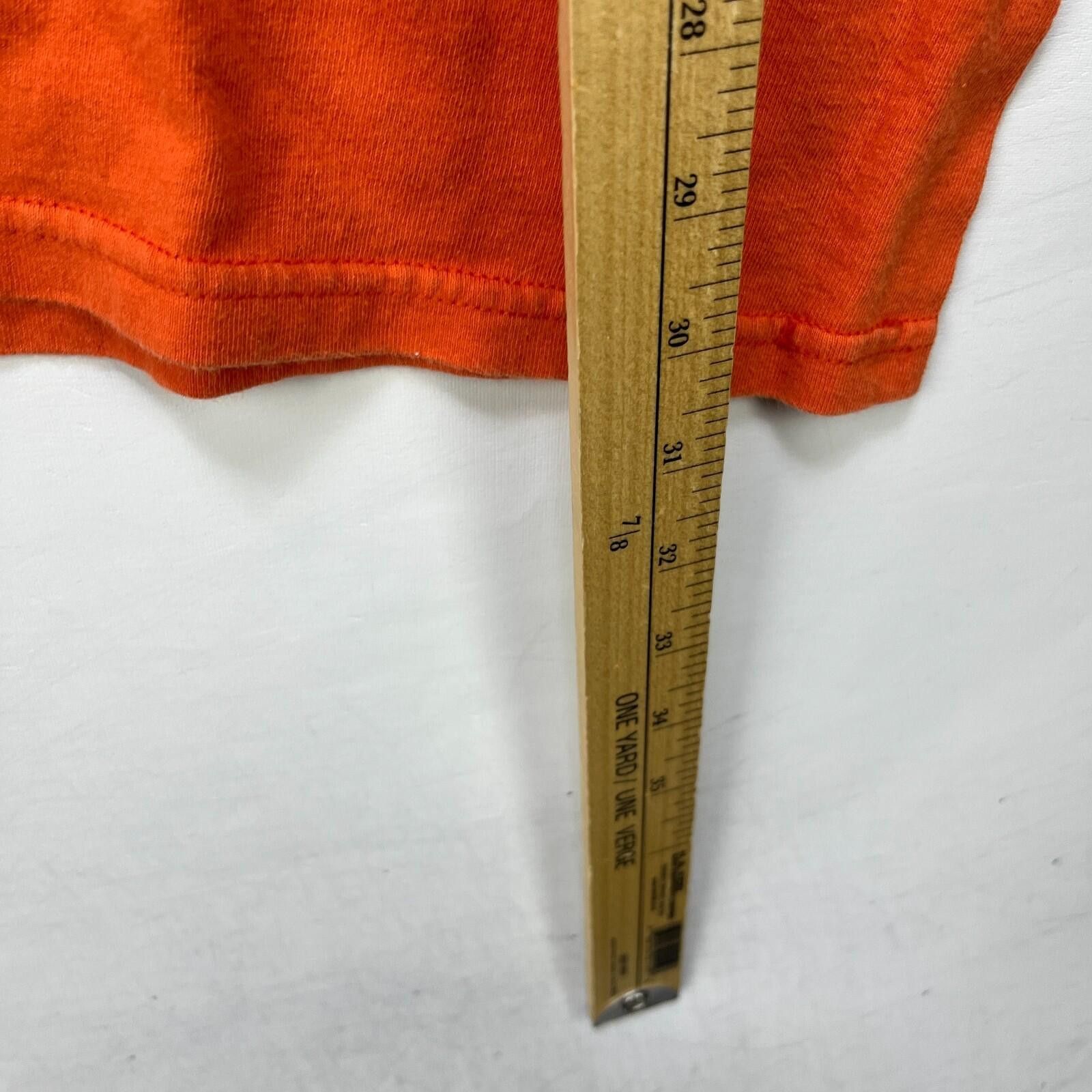Nautica Vintage Y2K Nautica Jeans Company Orange Spellout T Shirt XL Size US XL / EU 56 / 4 - 6 Thumbnail