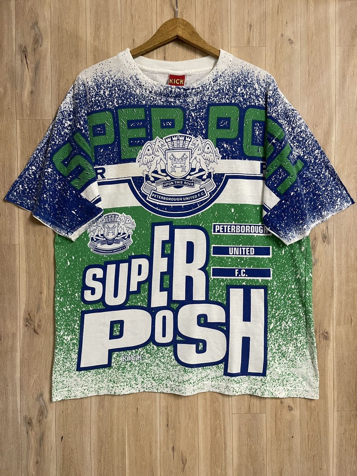 Sports Specialties Vintage 90’s Peterborough FC T shirt AOP L Soccer Football Size US XL / EU 56 / 4 - 1 Thumbnail