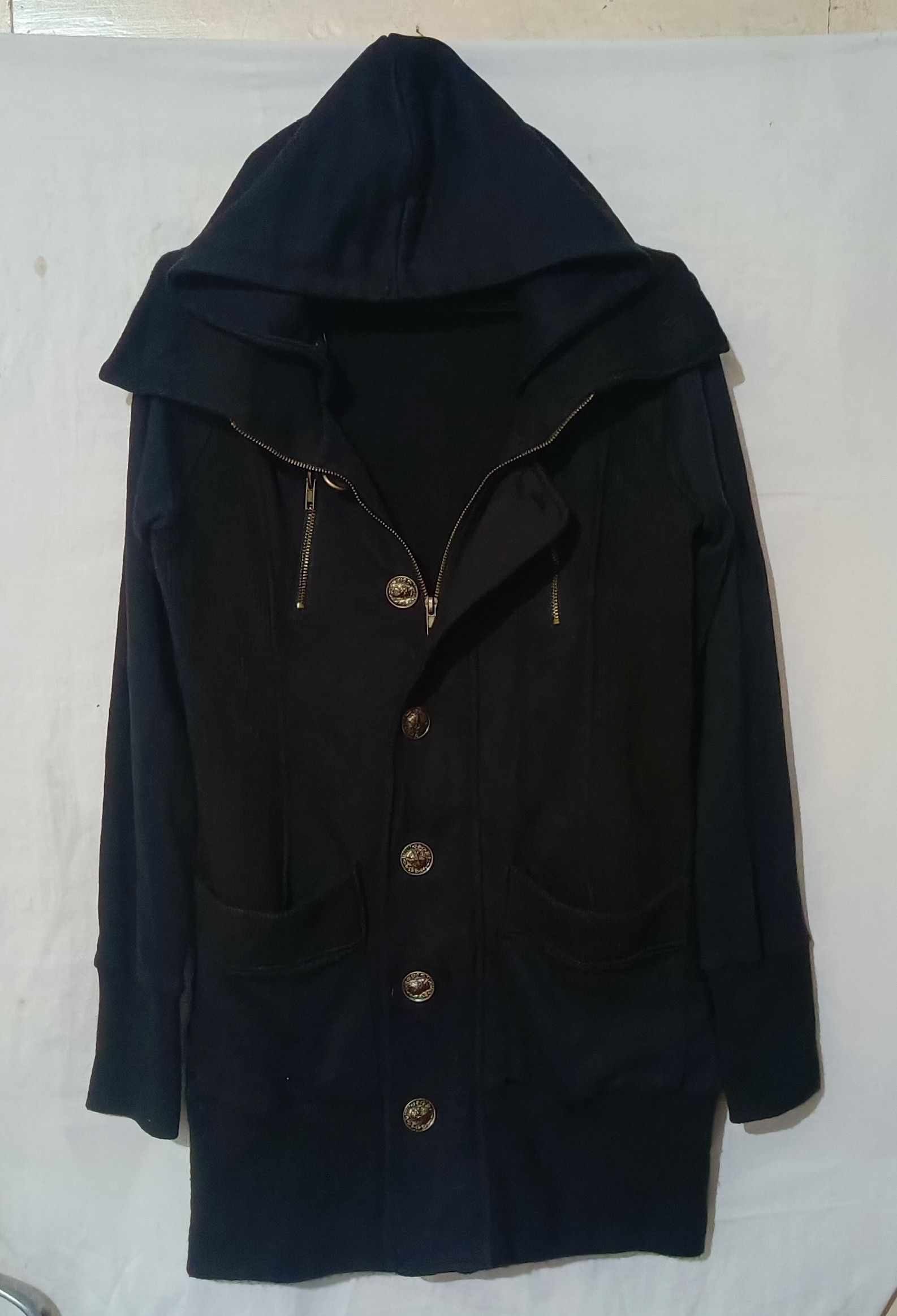 14th Addiction × Japanese Brand × Le Grande Bleu (L.G.B.) BONO TRIBAL D STUDDED FULL ZIPPER HOODIE GOA STYLE Size M / US 6-8 / IT 42-44 - 9 Thumbnail