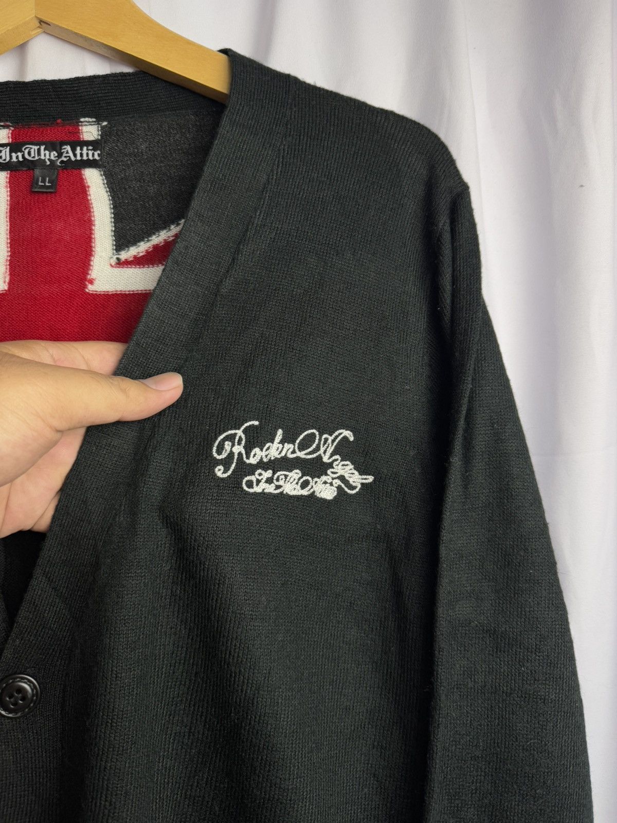 Japanese Brand Intheattic Cardigan Rockers England Ifsix Lgb Style Size US L / EU 52-54 / 3 - 4 Thumbnail