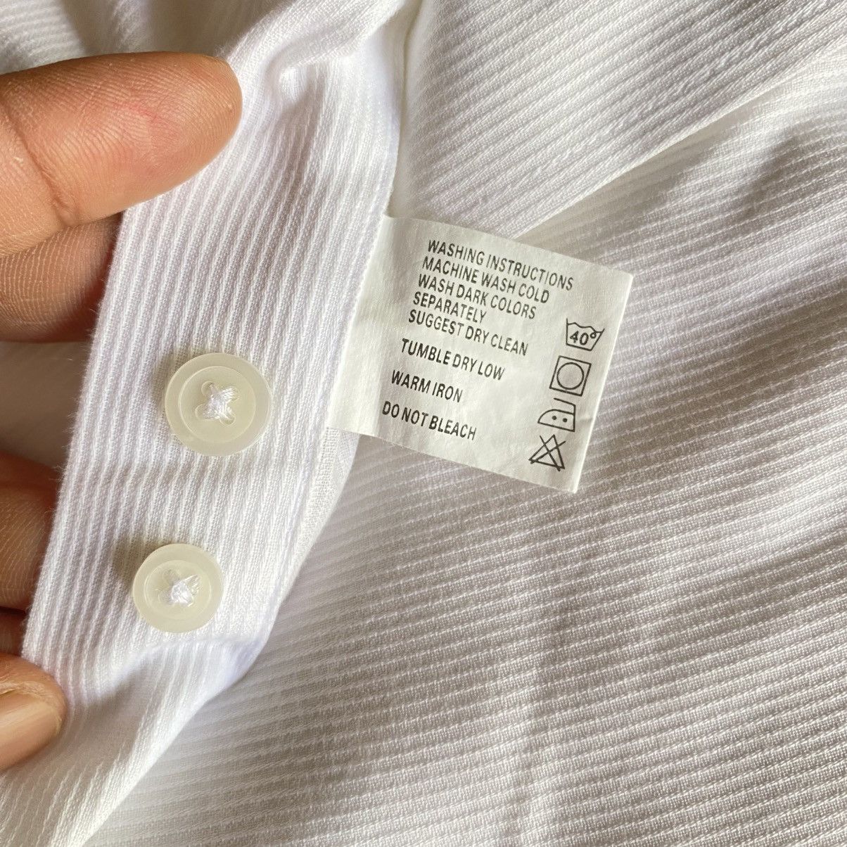 Givenchy GIVENCHY White Long Sleeve Button-Up Shirt Size US XL / EU 56 / 4 - 17 Thumbnail