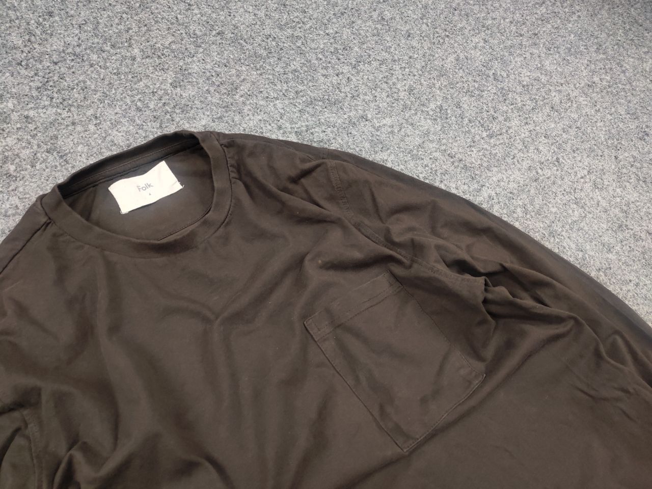 Folk Folk design minimalistic Brown Cotton Long sleeve Size US M / EU 48-50 / 2 - 7 Thumbnail