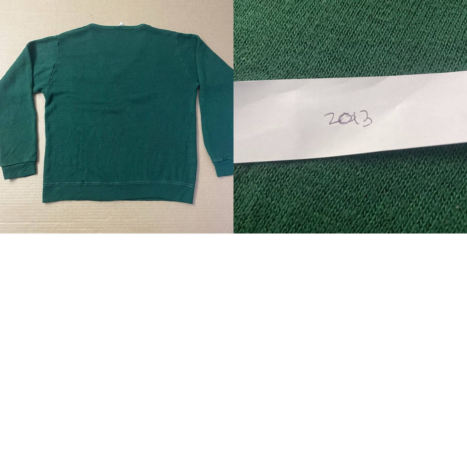 Velva Sheen VINTAGE Velva Sheen Concordia Academy Band V Neck Sweater Men Adult Medium Green Gray 1/4 Zip School Preppy Retro 90s Pullover Knits Sweater, Mens Size US M / EU 48-50 / 2 - 8 Thumbnail