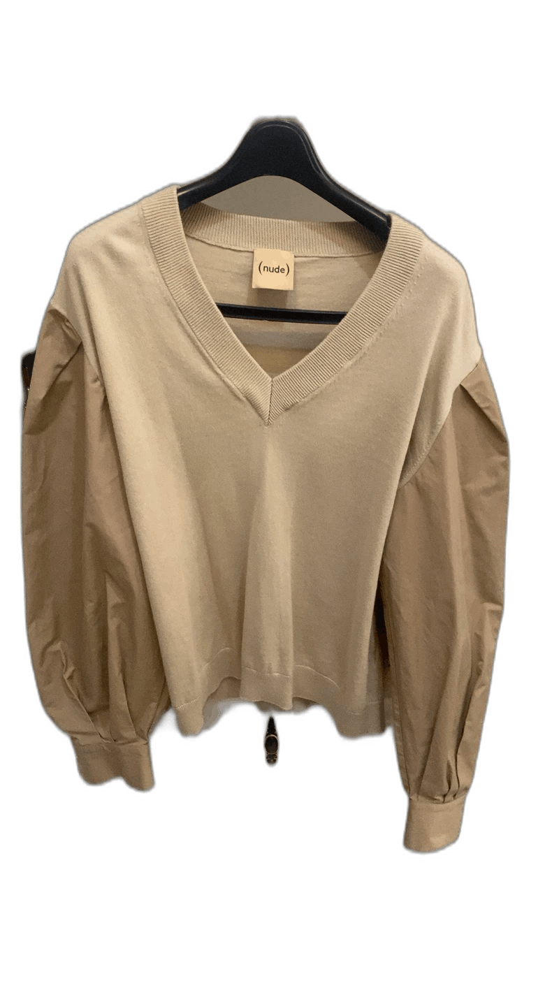 The Row Stylish V-neck Knit and Shirt Combo Top Size US M / EU 48-50 / 2 - 1 Thumbnail