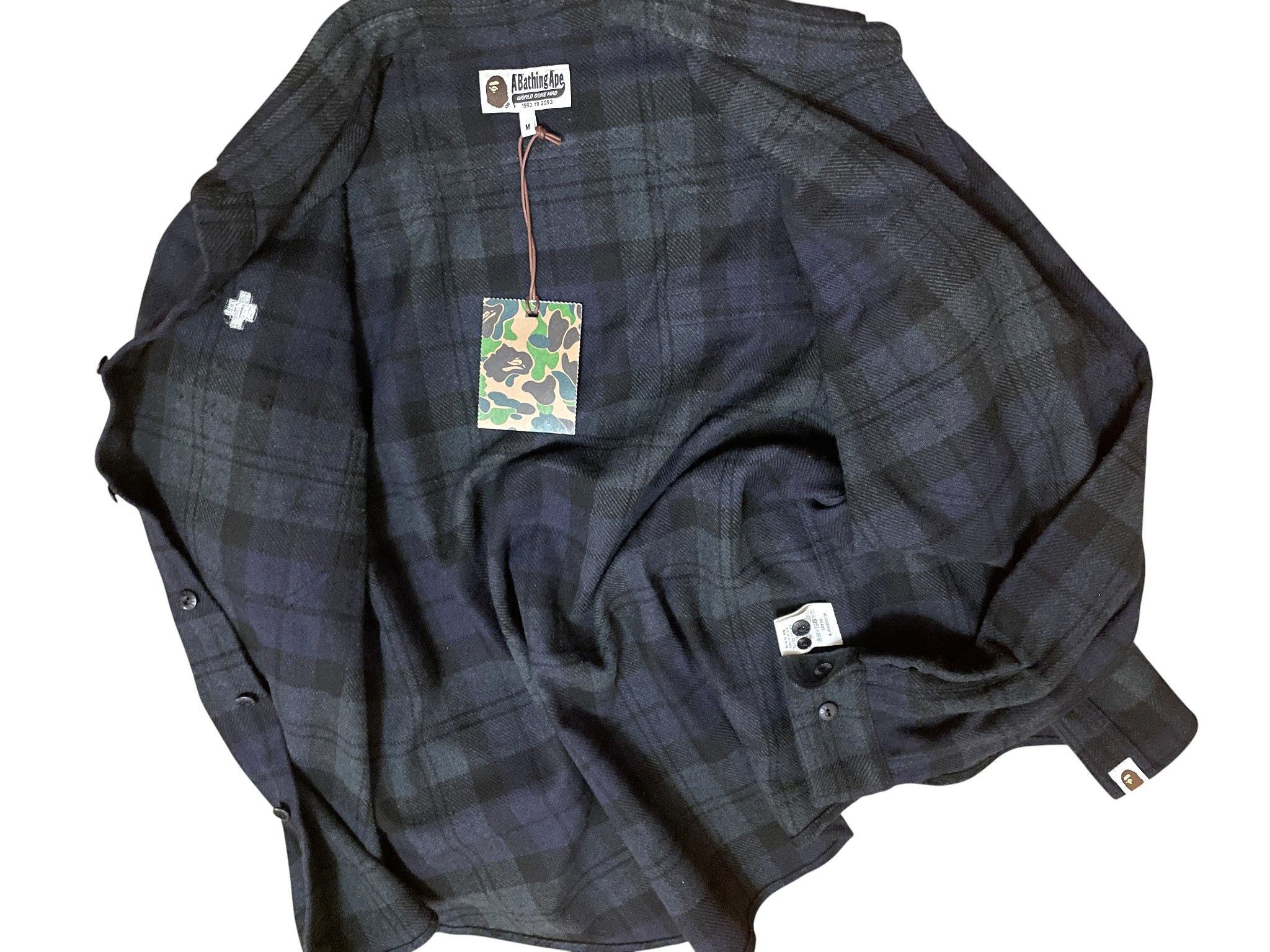 Bape A Bathing Ape (BAPE) Plaid Shirt Jacket Size US M / EU 48-50 / 2 - 5 Thumbnail