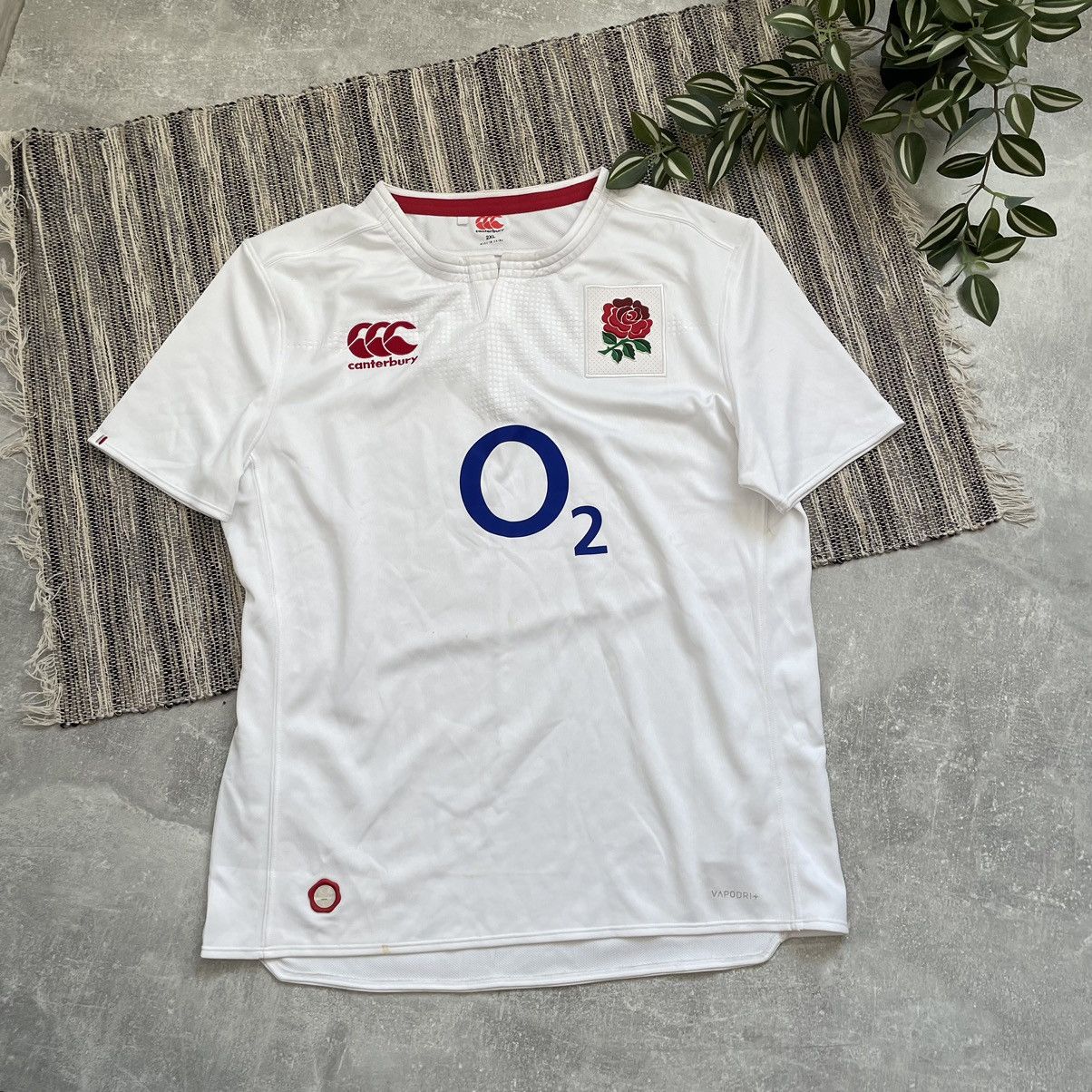 Vintage Canterbury New Zealand O2 Jersey England tee shirt y2k 90s