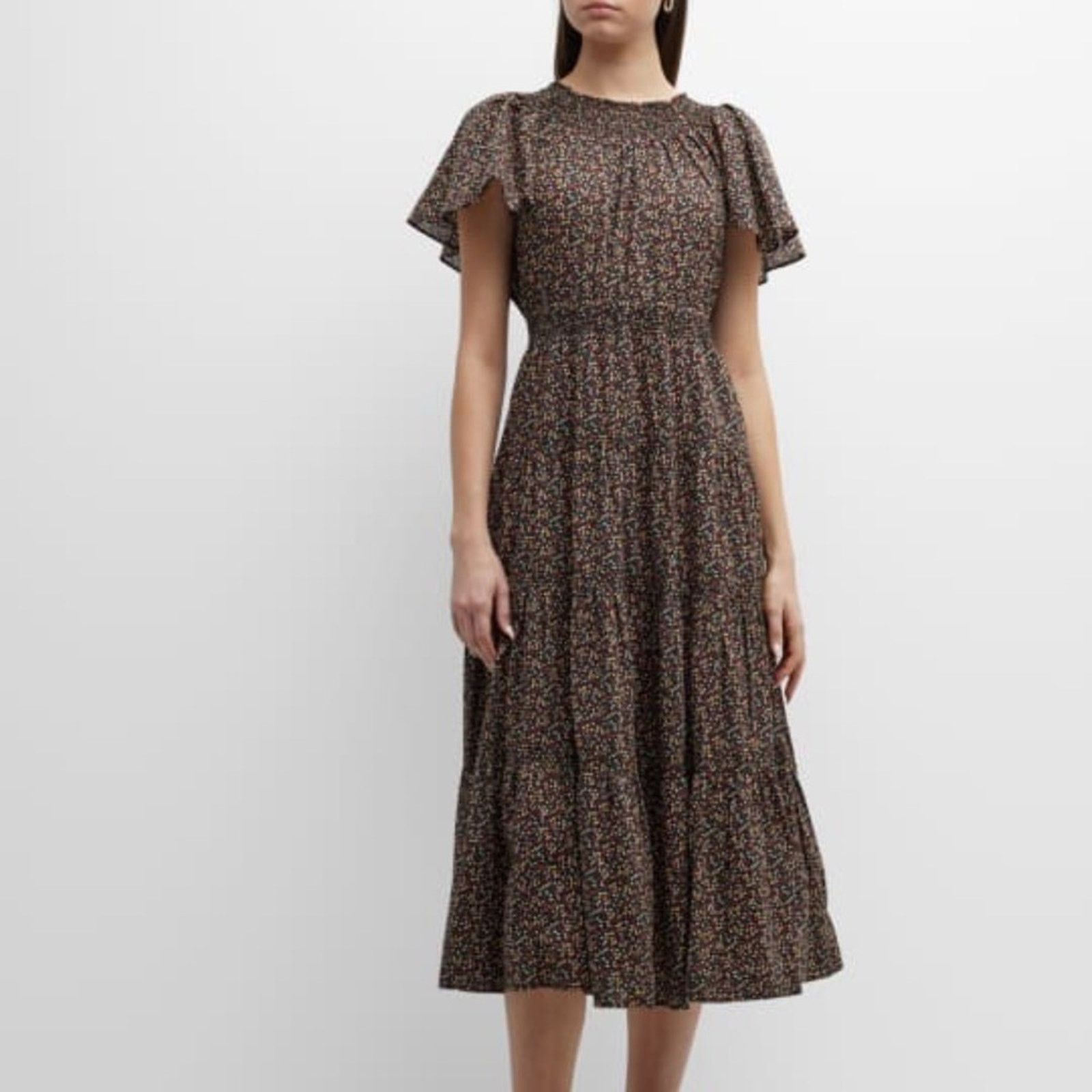 THE GREAT The Great The Creek Dress - Size 0 - Dark Navy Wildflower Size XS / US 0-2 / IT 36-38 - 1 Thumbnail