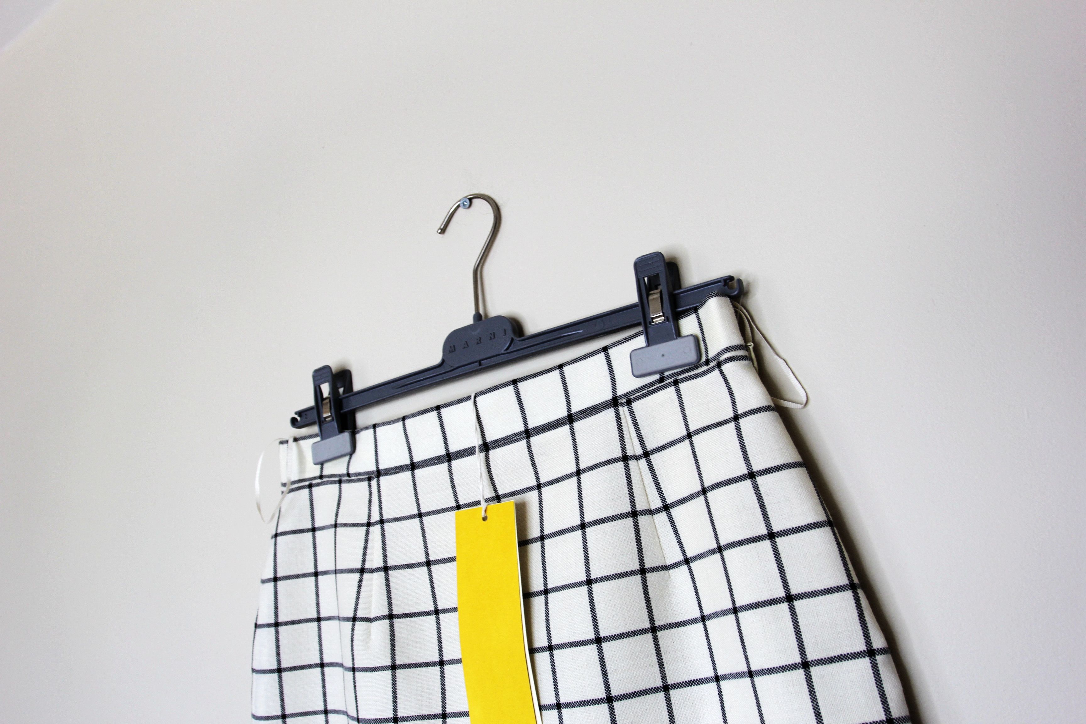 Marni BNWT AW23 MARNI WOOL CHECK MINI SKIRT 42 Size 28" / US 6 / IT 42 - 4 Thumbnail