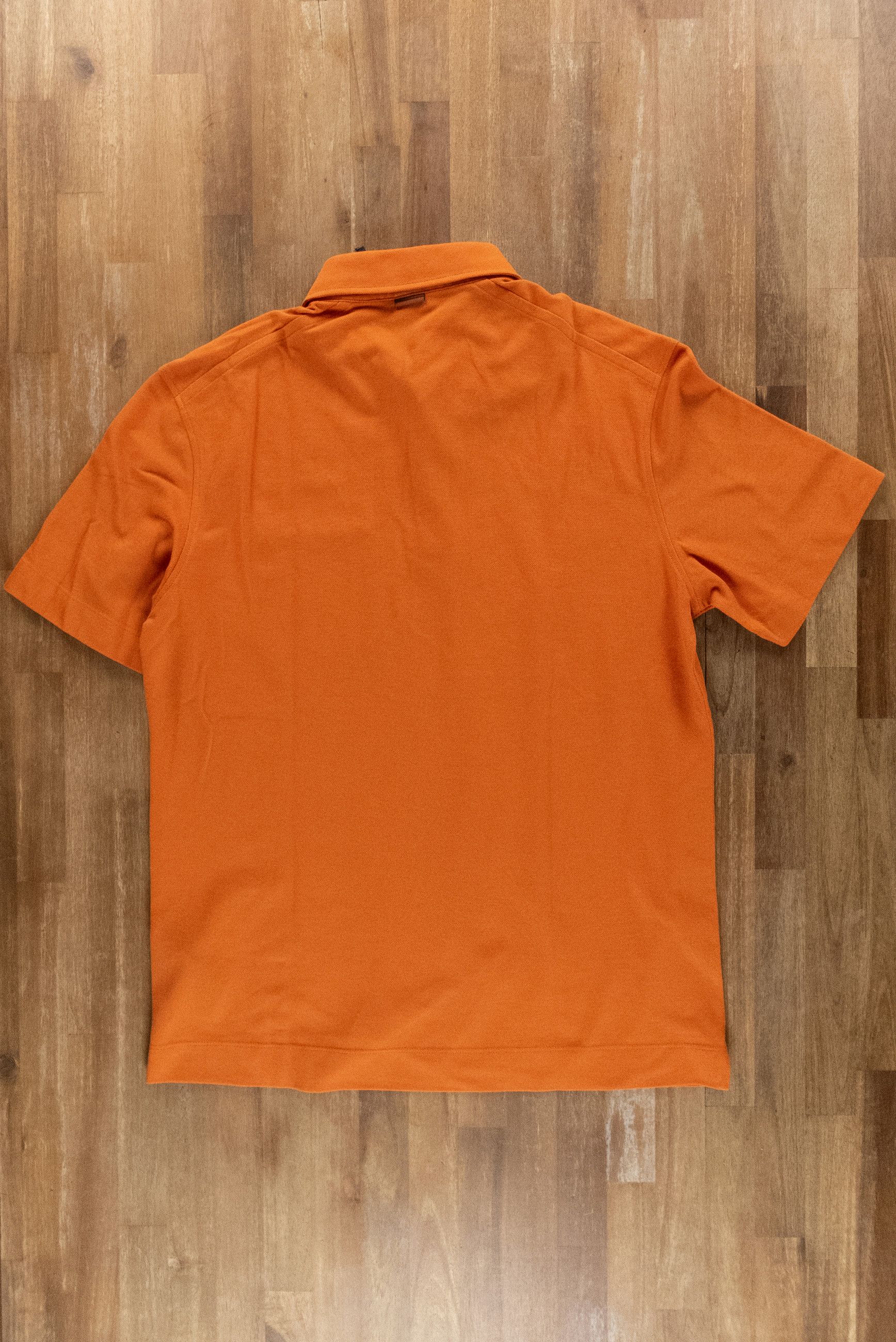 Ermenegildo Zegna ZEGNA solid orange cotton polo shirt 50 Medium authentic Size US M / EU 48-50 / 2 - 9 Thumbnail
