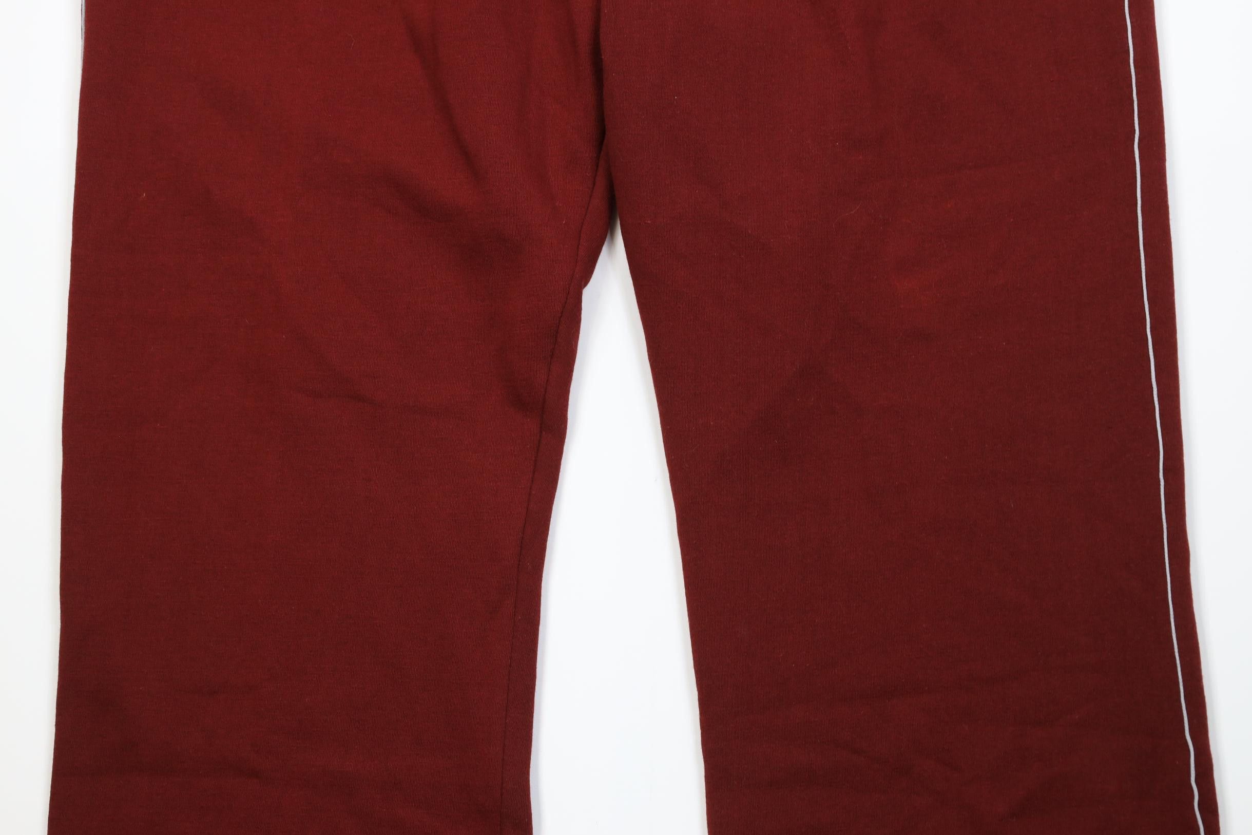 Vintage Vintage 70s 80s Streetwear Flared Wide Leg Sweatpants Red Size US 40 / EU 56 - 3 Thumbnail