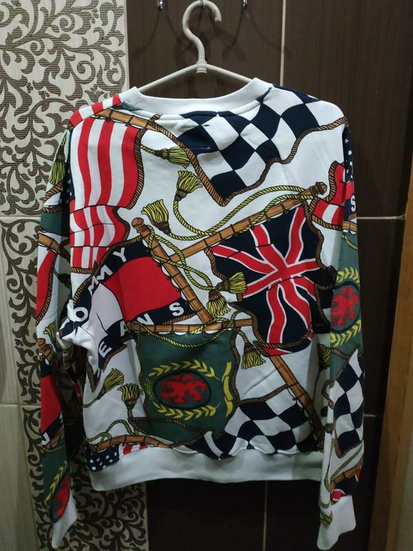 Tommy Hilfiger Tommy Jeans 90s Capsule 5.0 Flag Print Sweatshirt M Size US M / EU 48-50 / 2 - 2 Thumbnail