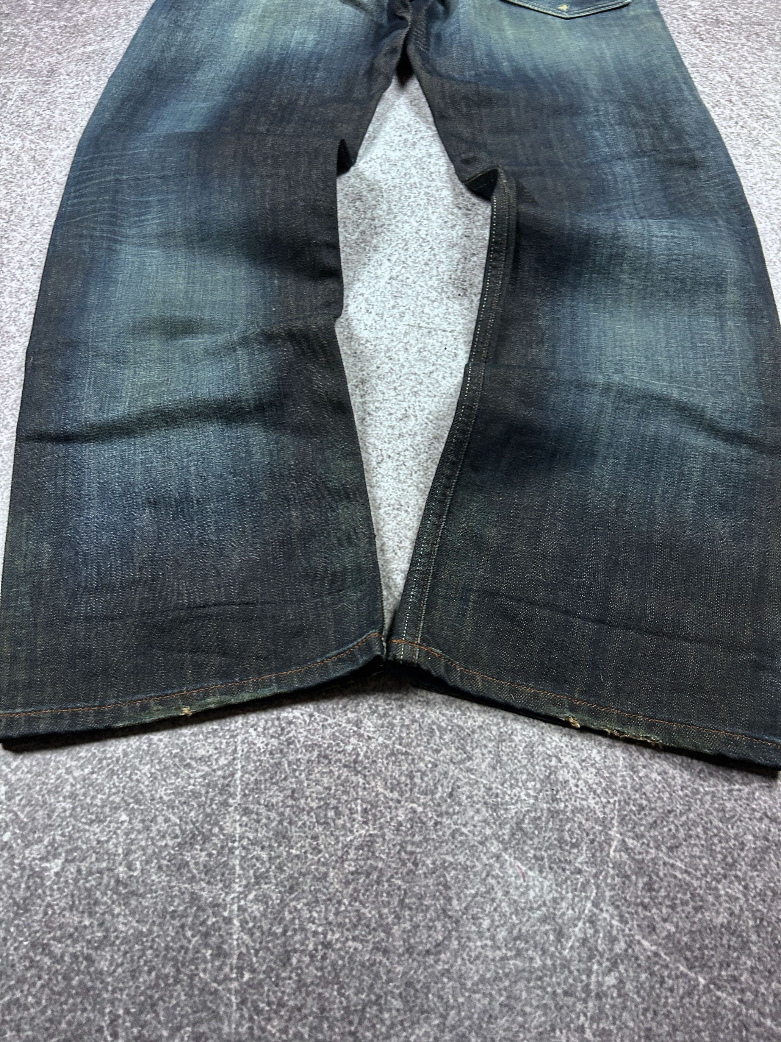 Designer VTG Yohji Yamamoto Raf Simons Opium Style Washed Jeans 90s Size US 30 / EU 46 - 4 Thumbnail