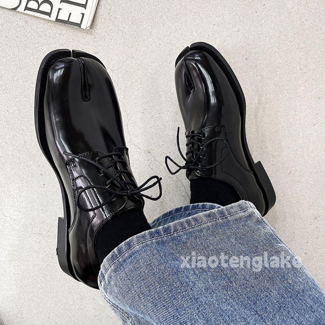 Vintage Unisex outdoor utility punk yuppie tabi leather shoes Size US 9 / EU 42 - 2 Thumbnail