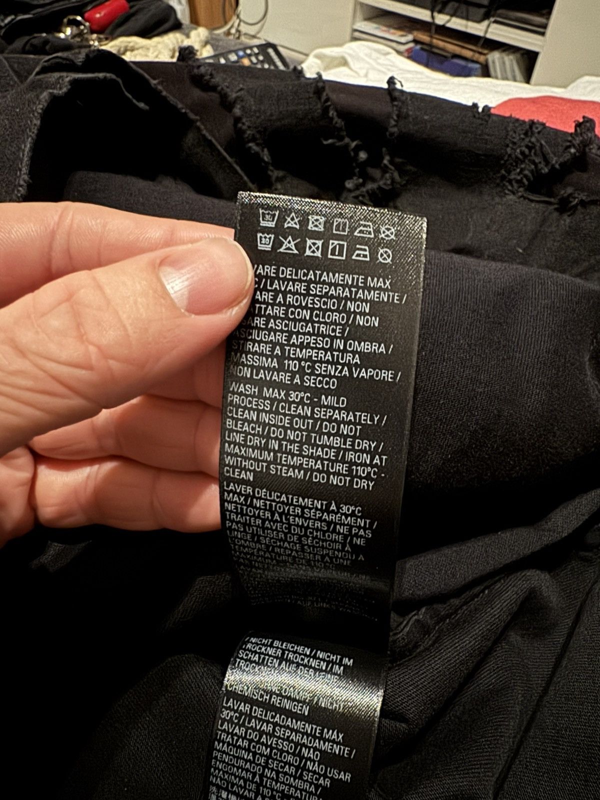 Balenciaga BALENCIAGA - Distressed Denim Jacket Size US XS / EU 42 / 0 - 7 Thumbnail