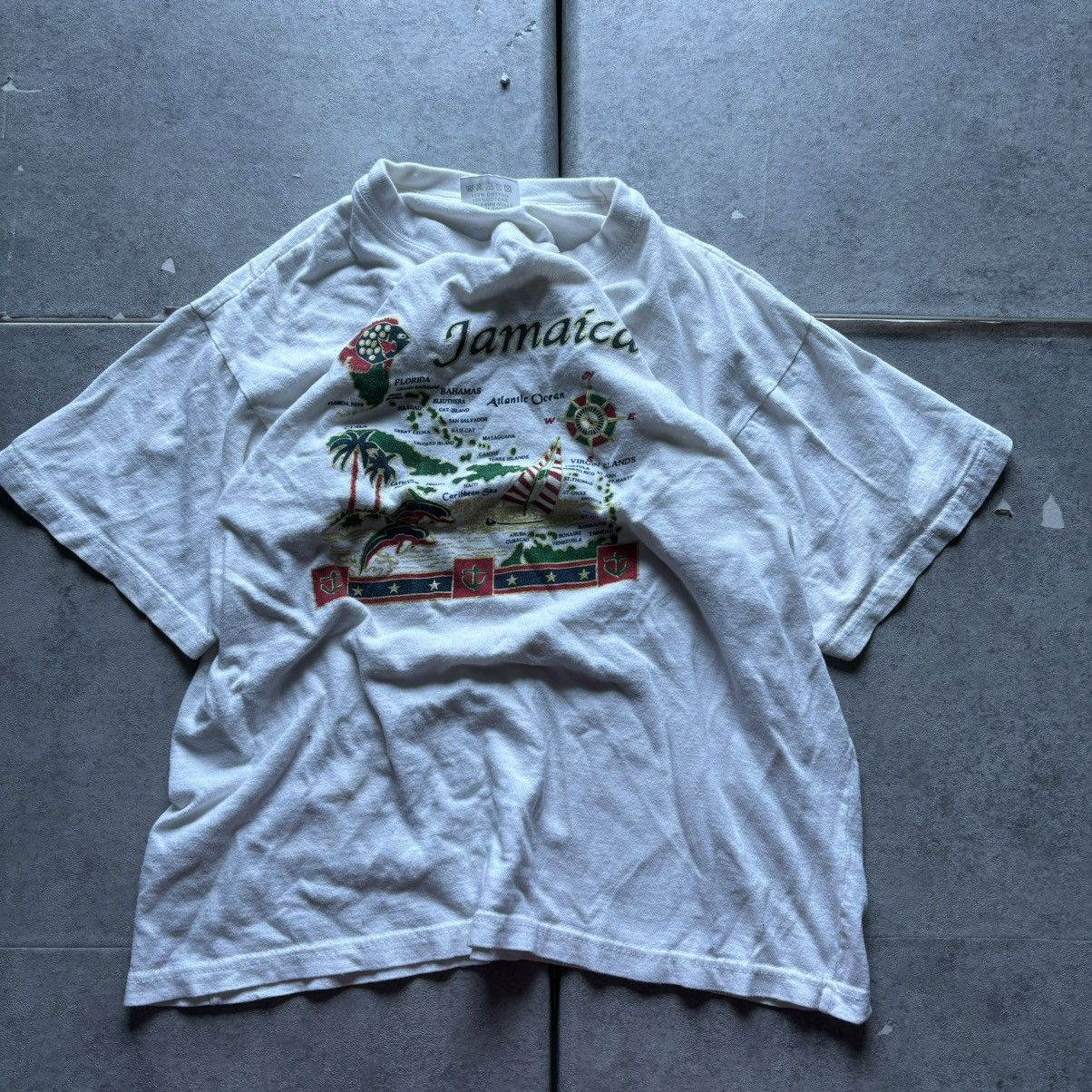 Other Vintage 90s jamaica tshirt 100% cotton up Size US M / EU 48-50 / 2 - 1 Thumbnail