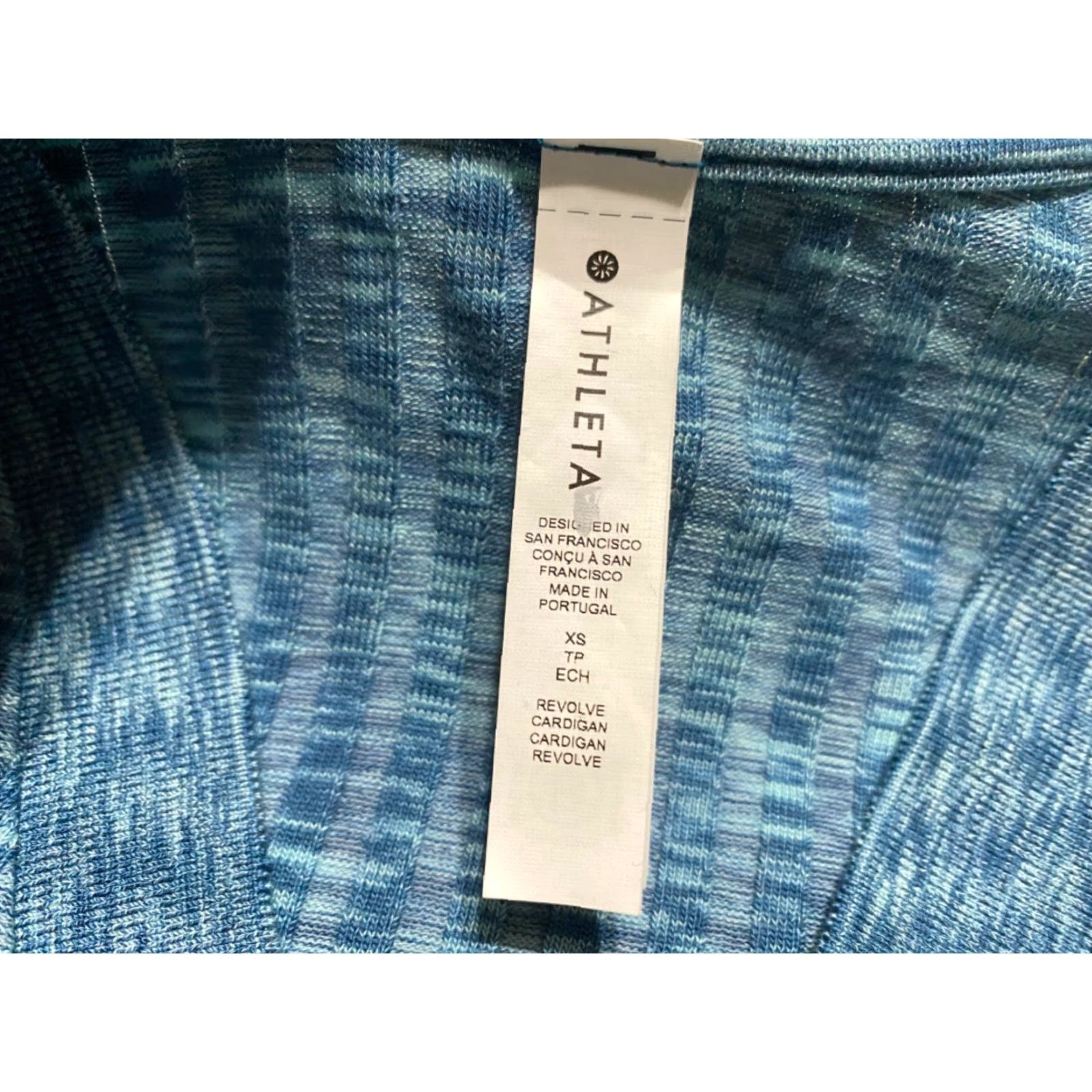 Athleta Athleta Cardigan Sweater Women's XS Blue Button Up Seamless Ribbed V-Neck Slim Knit NWT Size XS / US 0-2 / IT 36-38 - 7 Thumbnail