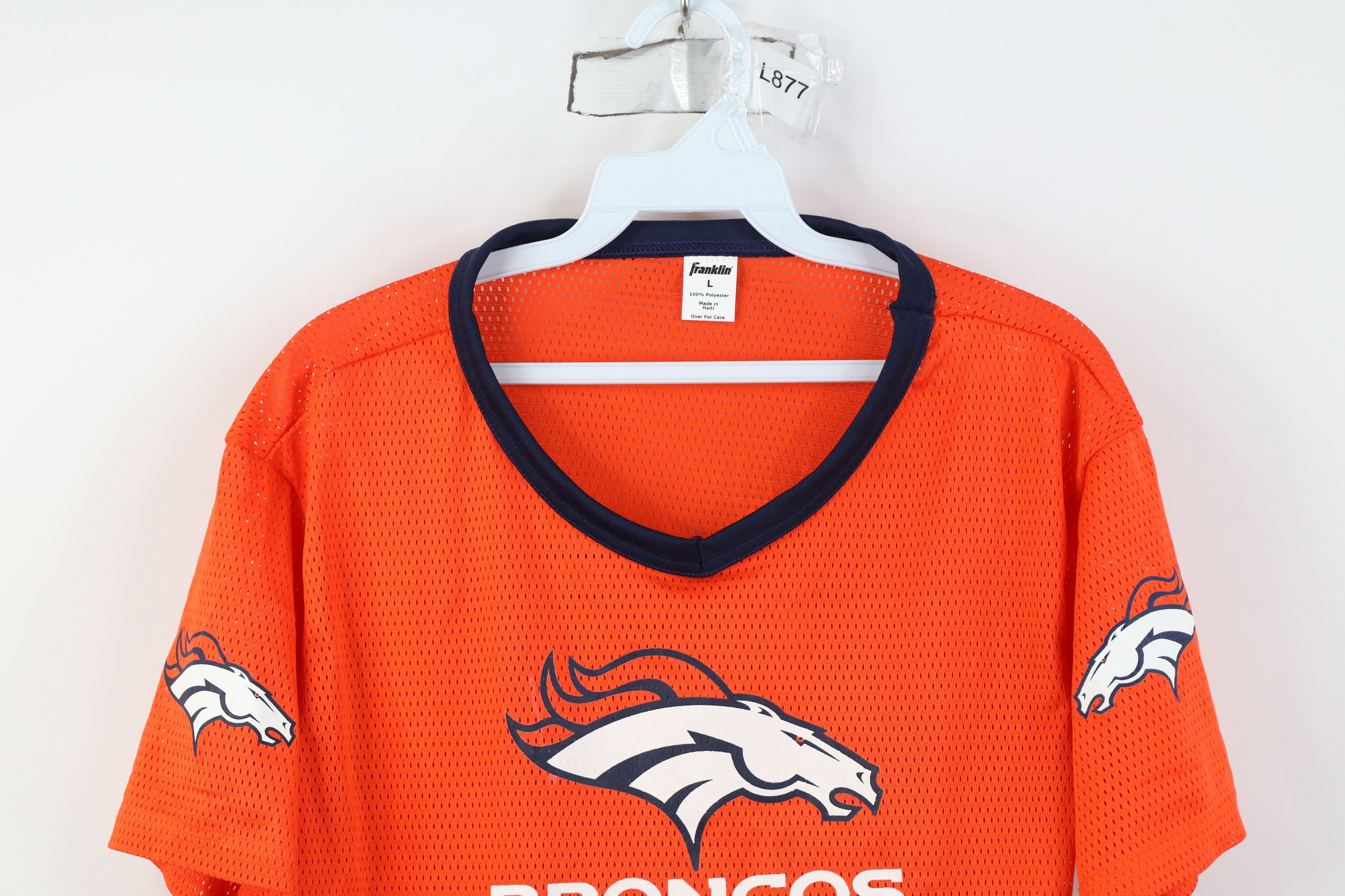 Vintage Vintage 90s Y2K Broncos Football Jersey Orange Mesh #13 Size L / US 10 / IT 46 - 2 Thumbnail