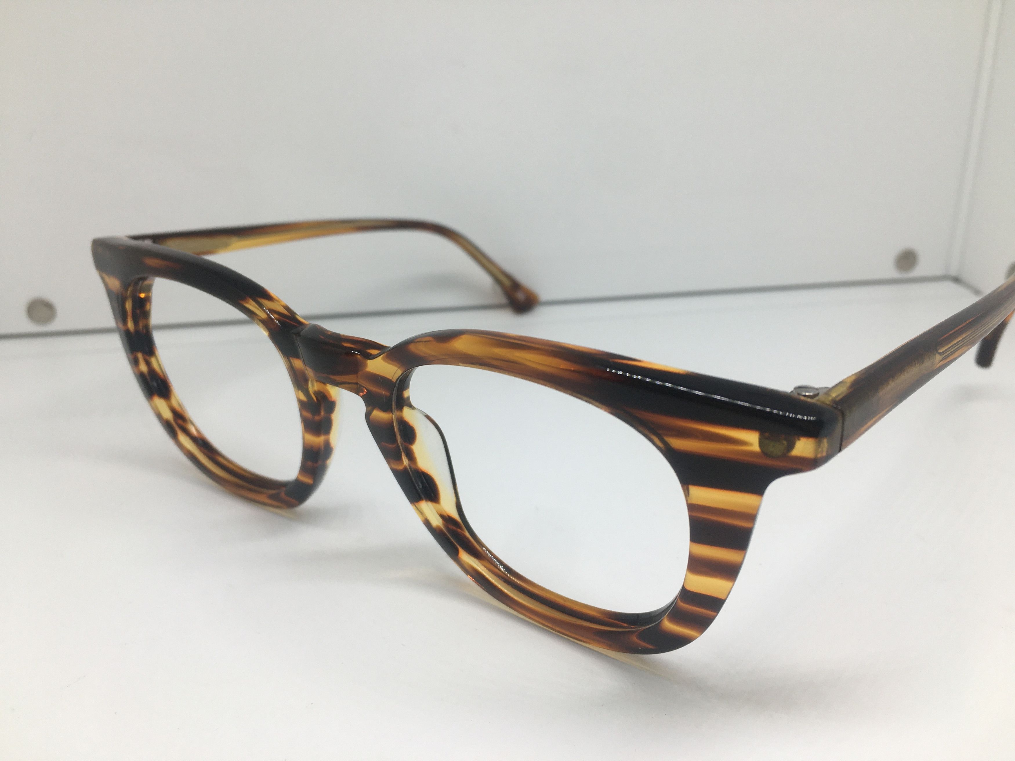 Other Brown Acetate Keyhole Bridge Eyeglasses Frame Size ONE SIZE - 3 Thumbnail